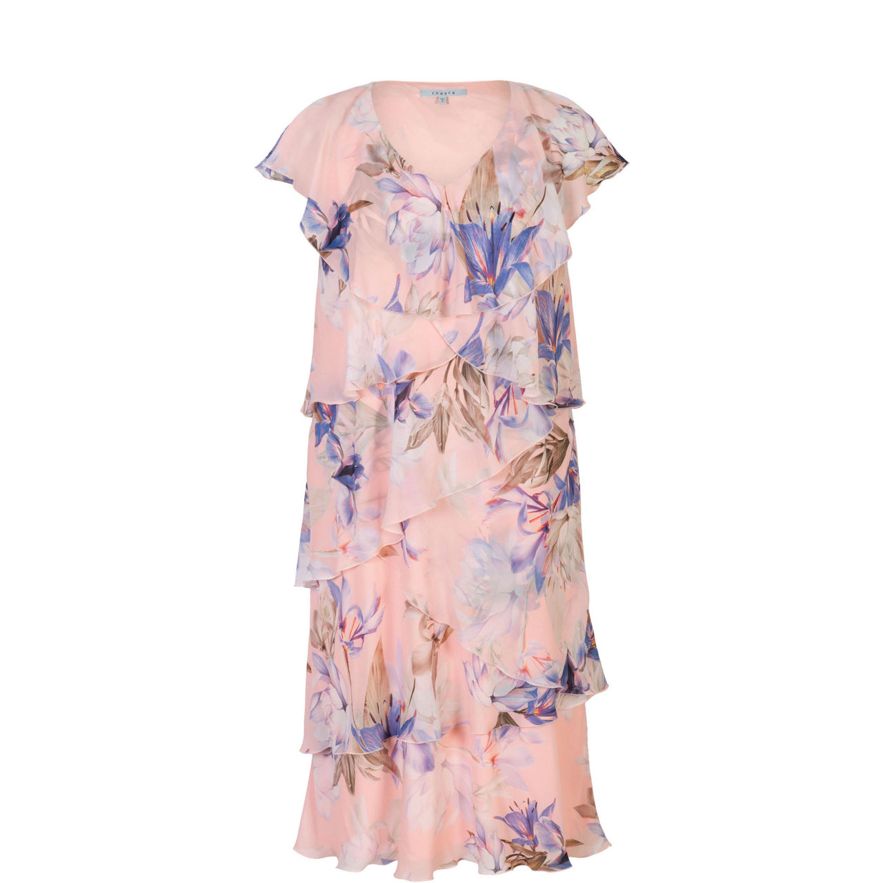 Lily Tiered Chiffon Dress