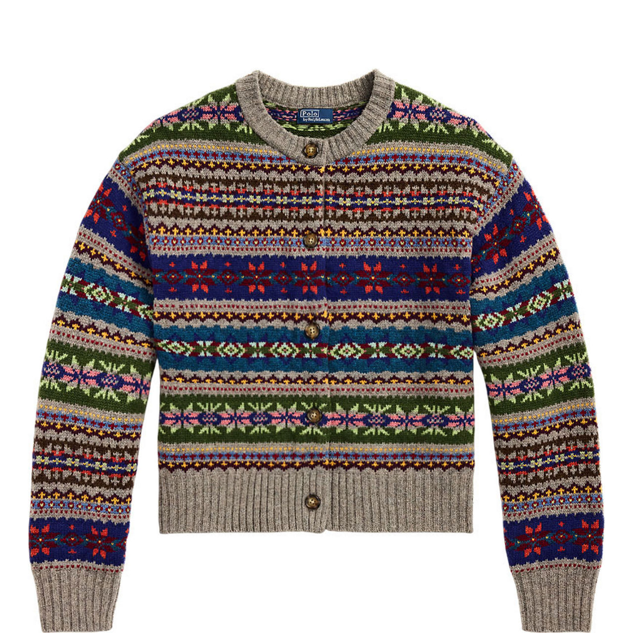 Fairisle Knitted Cardigan