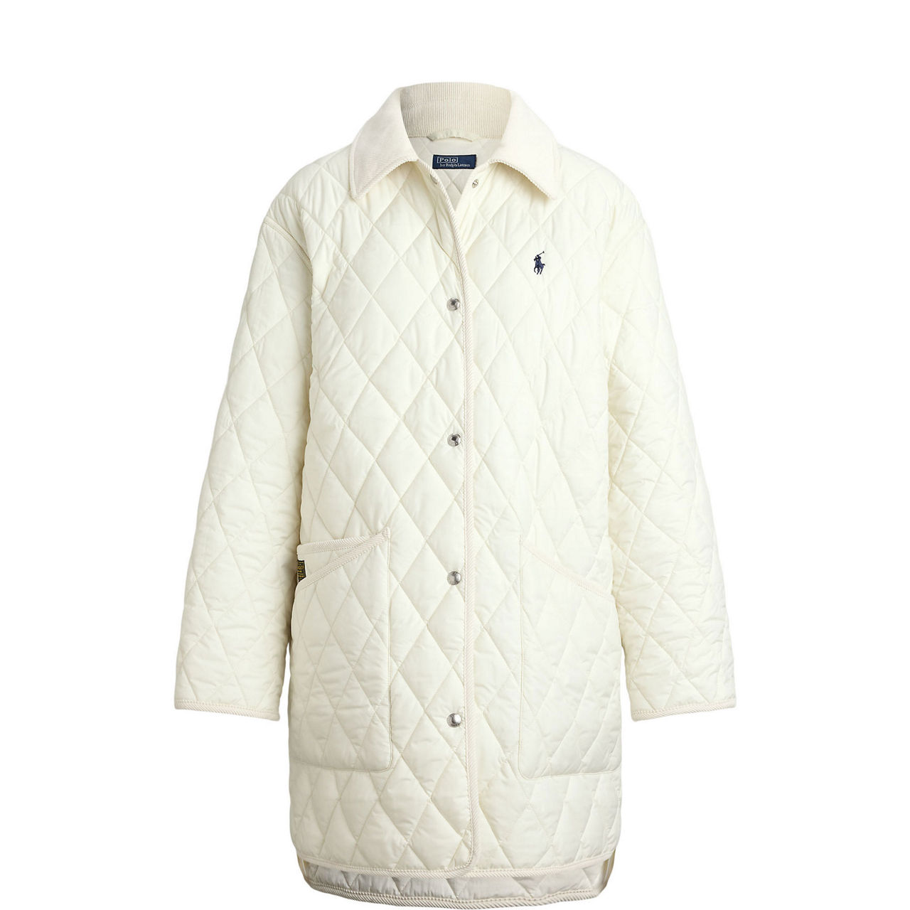 Polo Player Logo Diamond Quilted Jacket