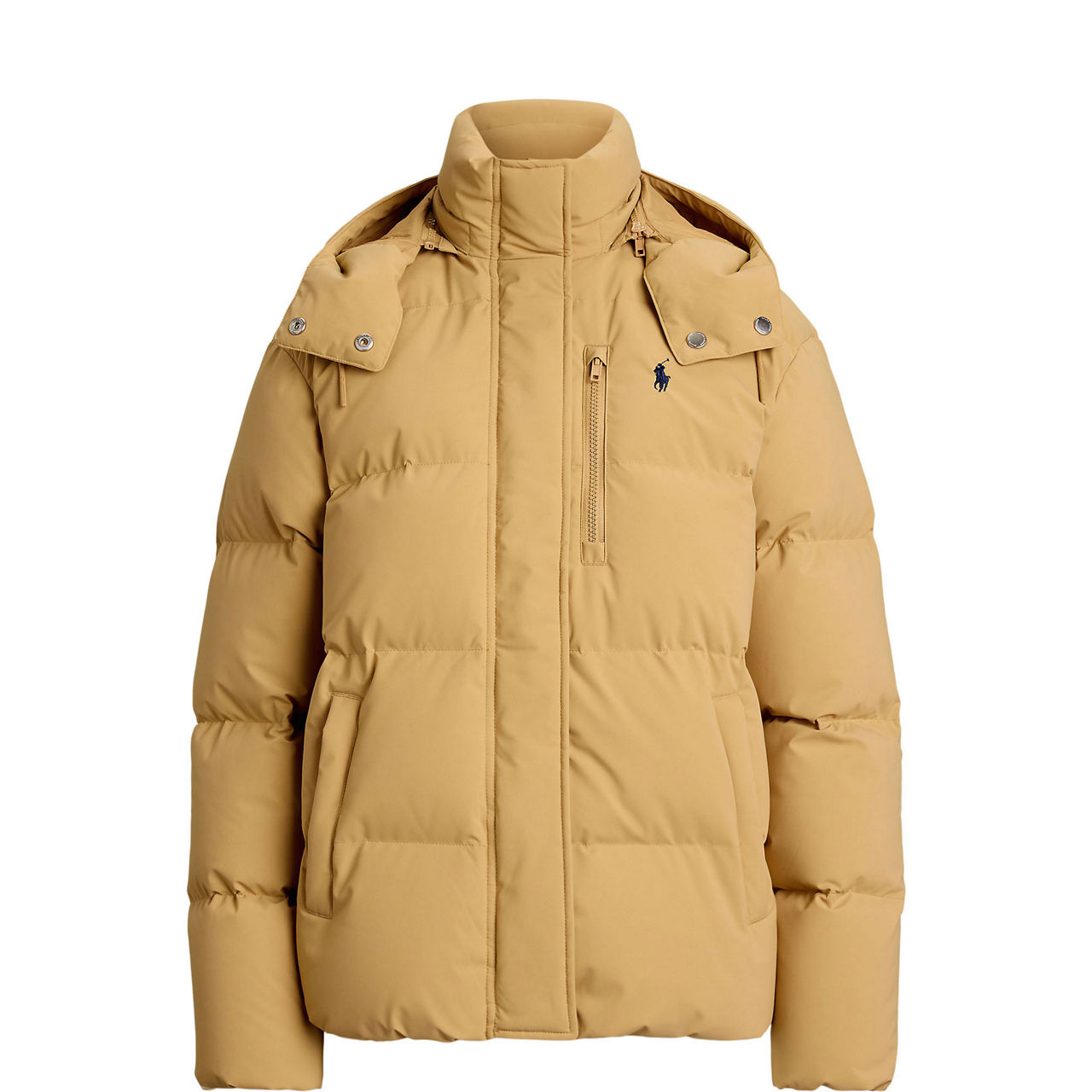 Polo Player Logo Down Jacket