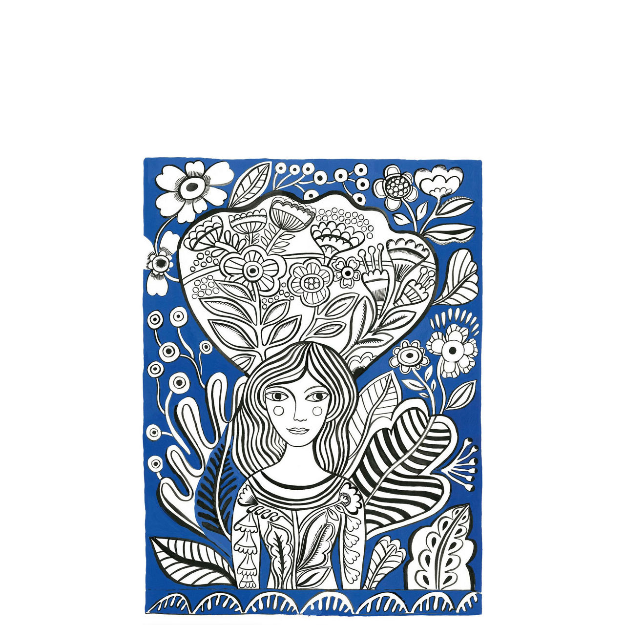 Blooms Colouring Book