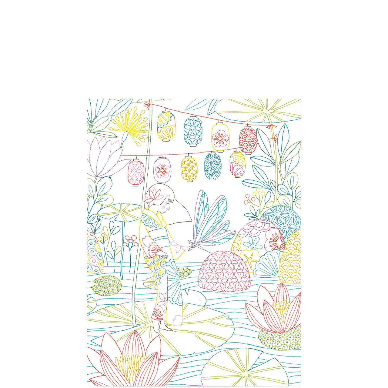 Japan Colouring Sheets