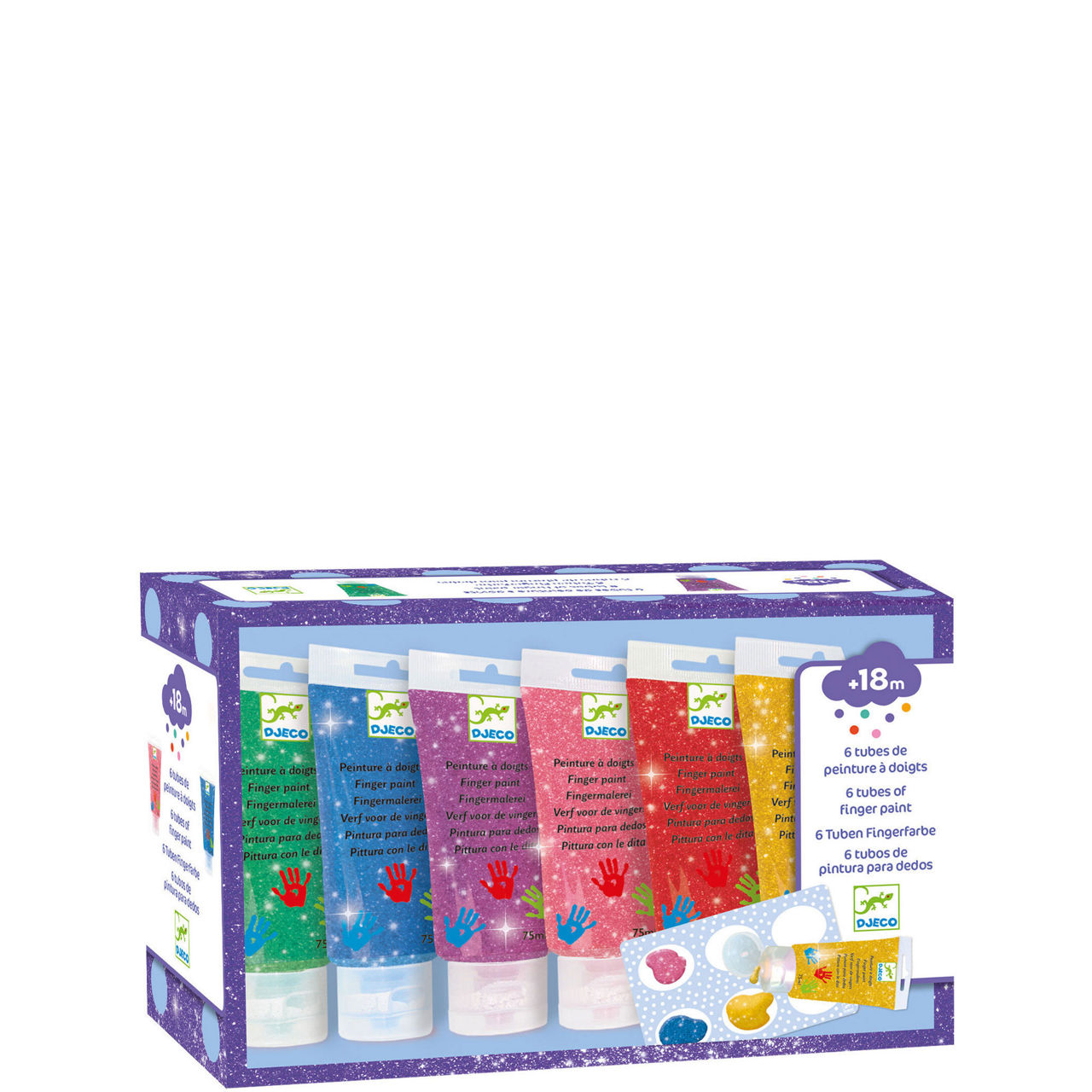 Glitter Finger Painting Kit