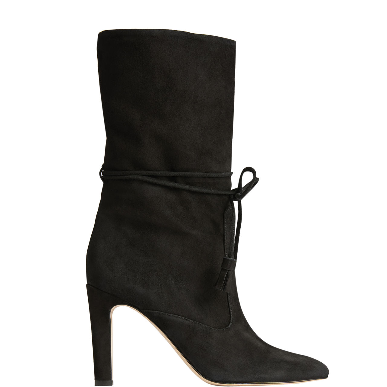 Eliza Tassel-Detail Suede Boots