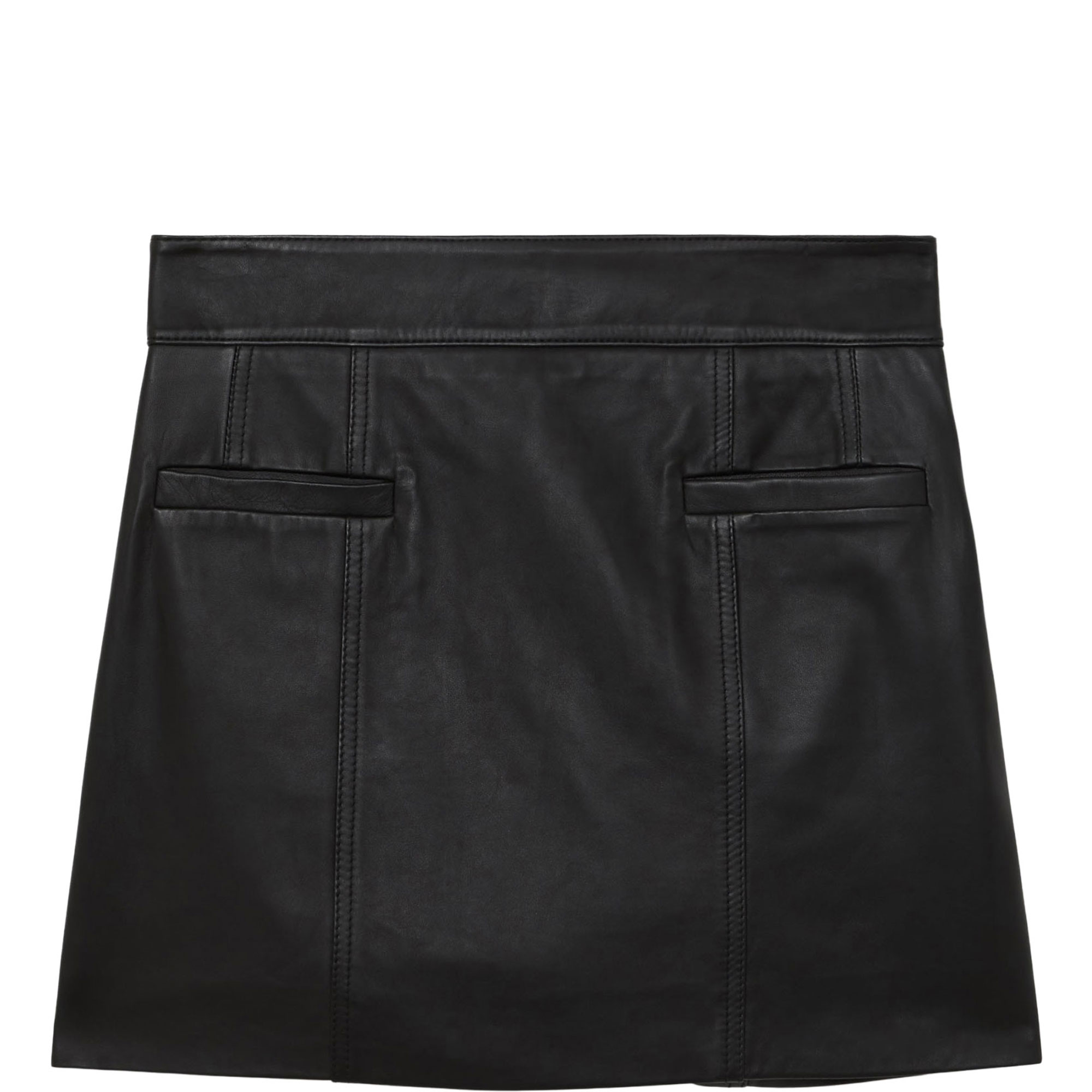 Seema Leather Mini Skirt