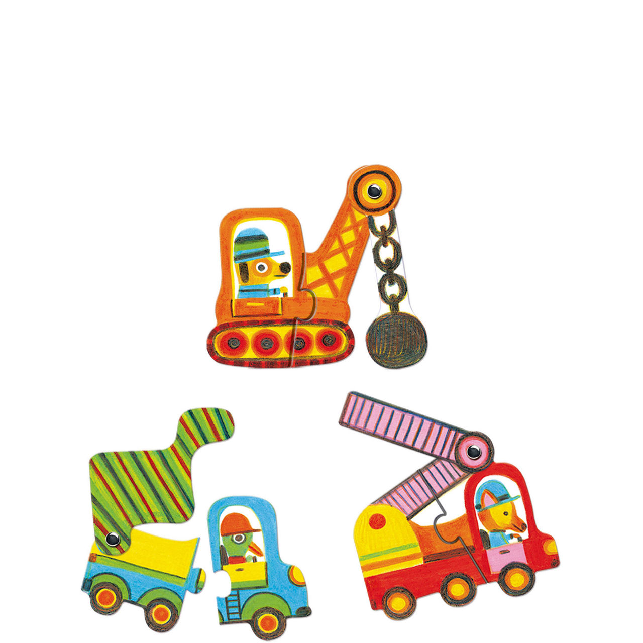 Articulo Véhicles 6-Piece Puzzle