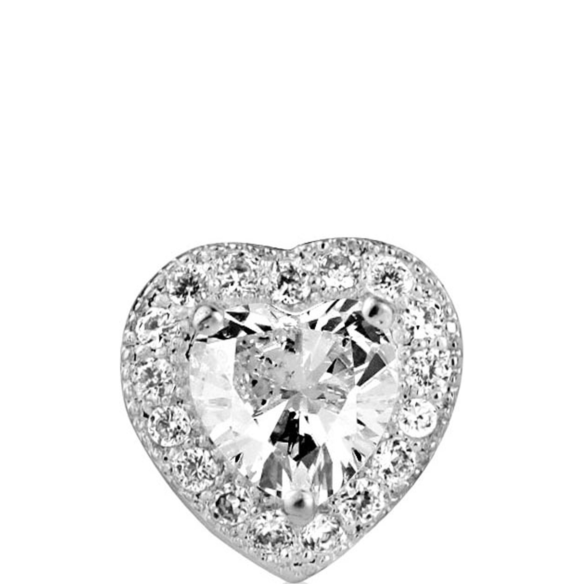 Stone Heart Earrings