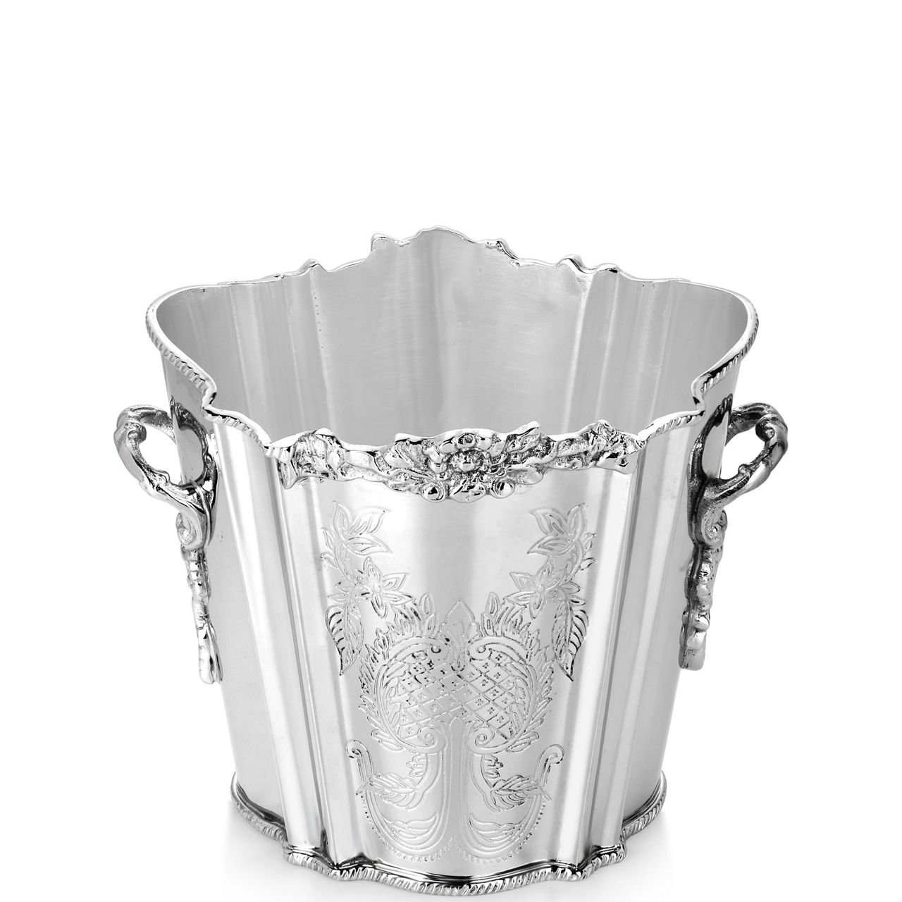 Ornate Silver Plated Ice Bucket