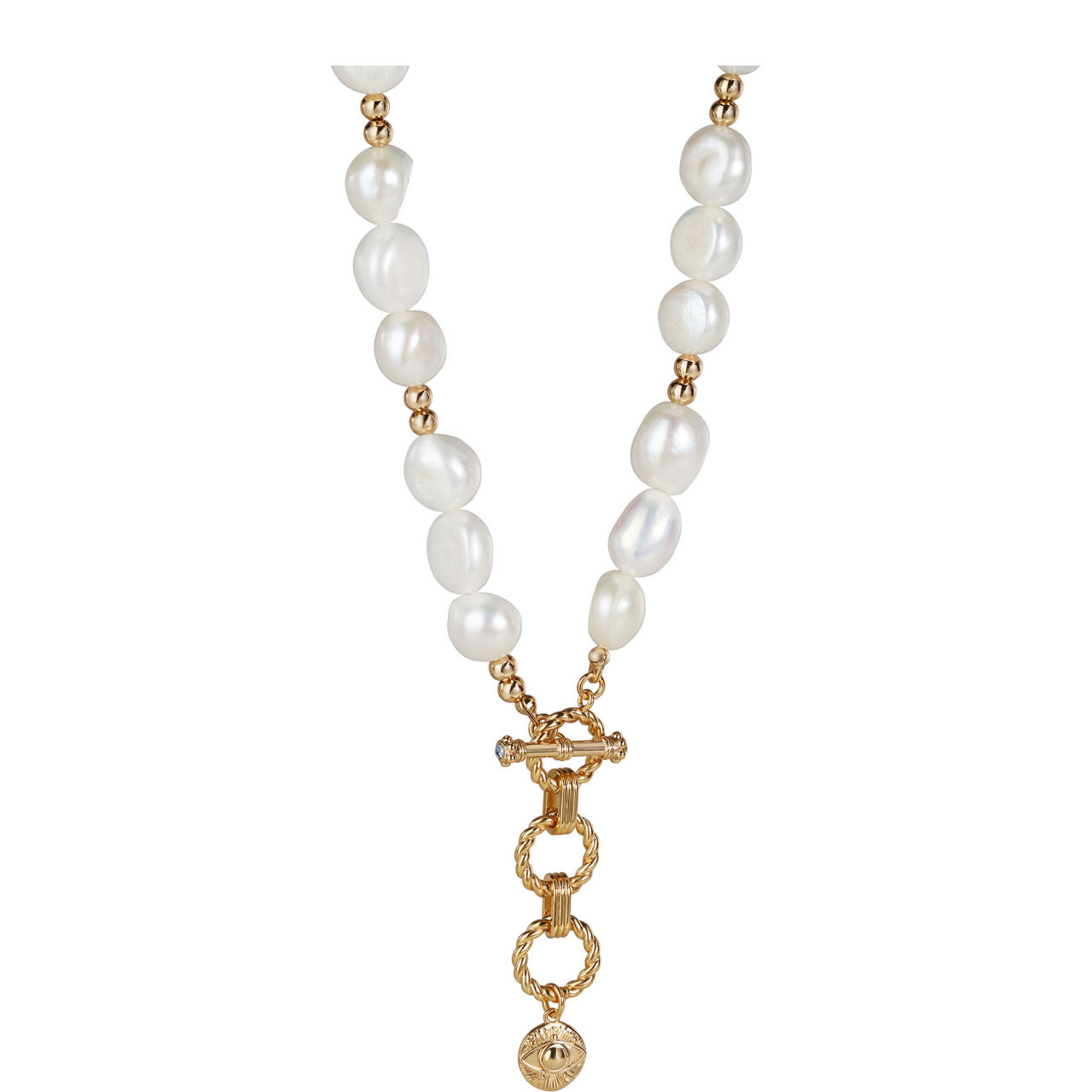 Sappho Large Baroque Pearl Necklace