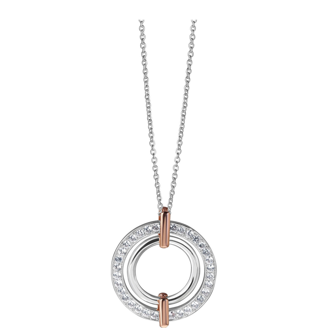 Ti Amo Circular Pendant Necklace