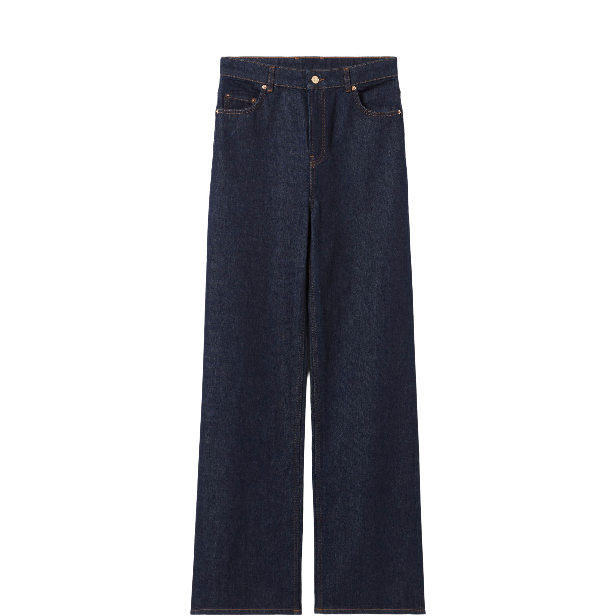 Wide Leg Denim Jeans