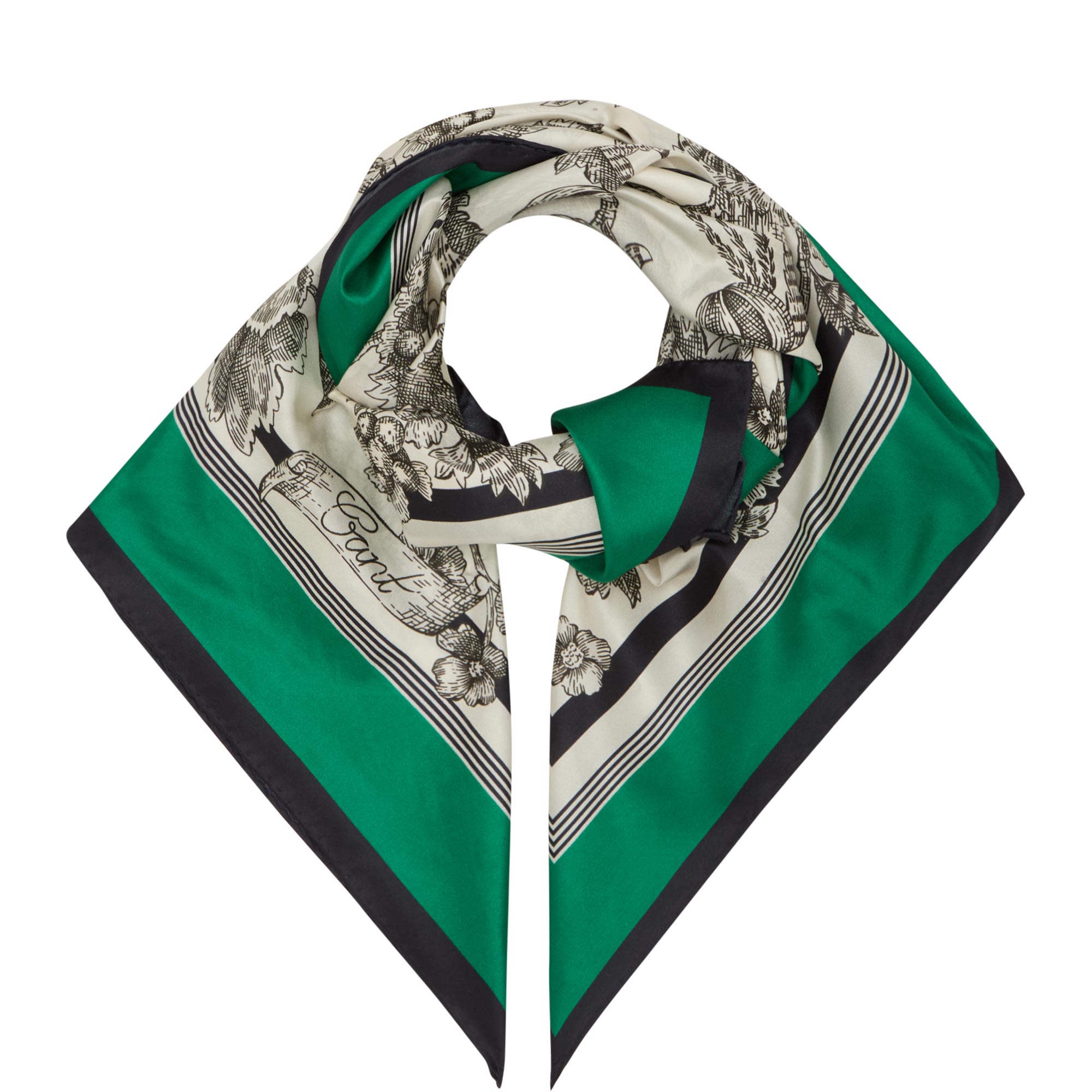 Tree Print Square Scarf