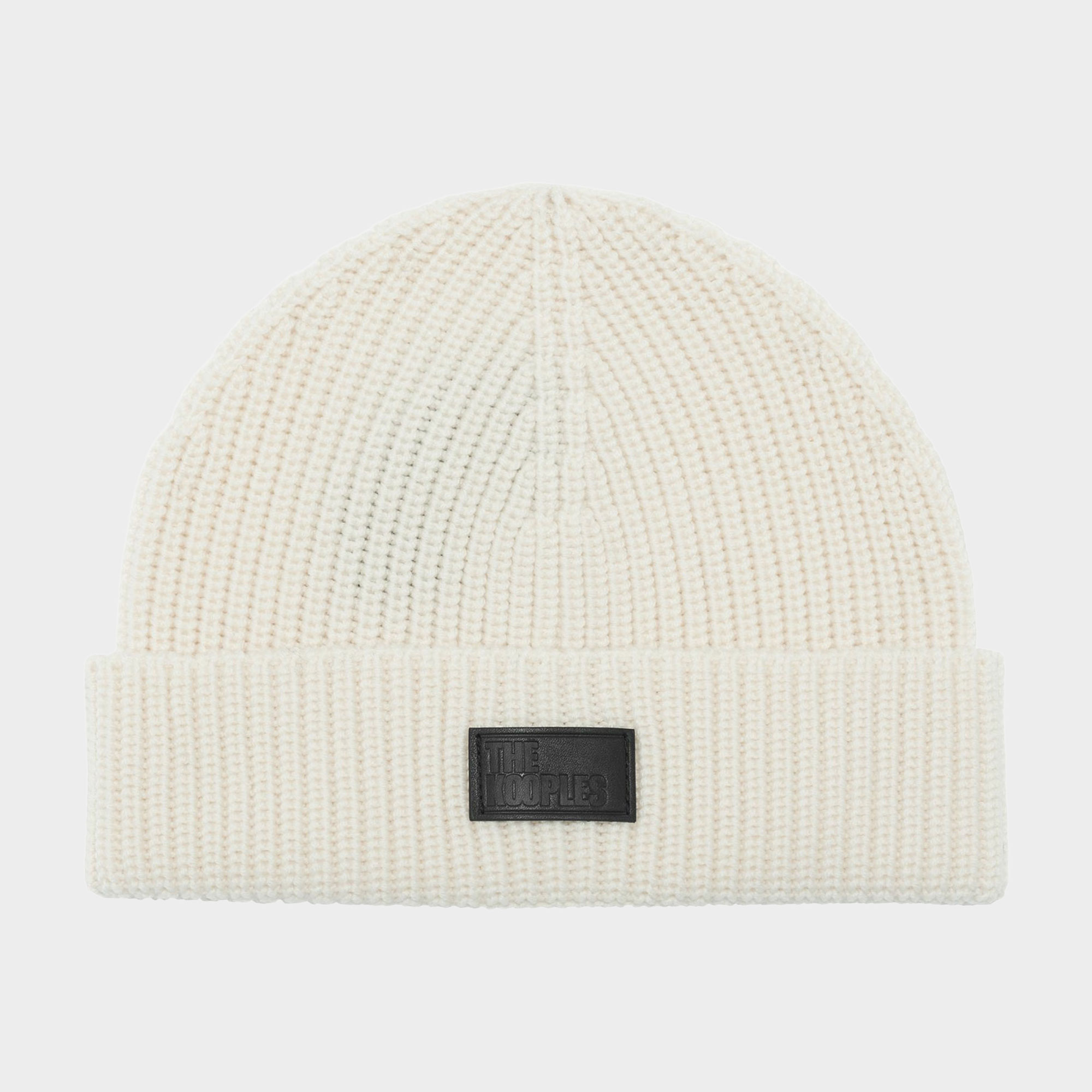 Fisherman Ribbed-Knit Beanie