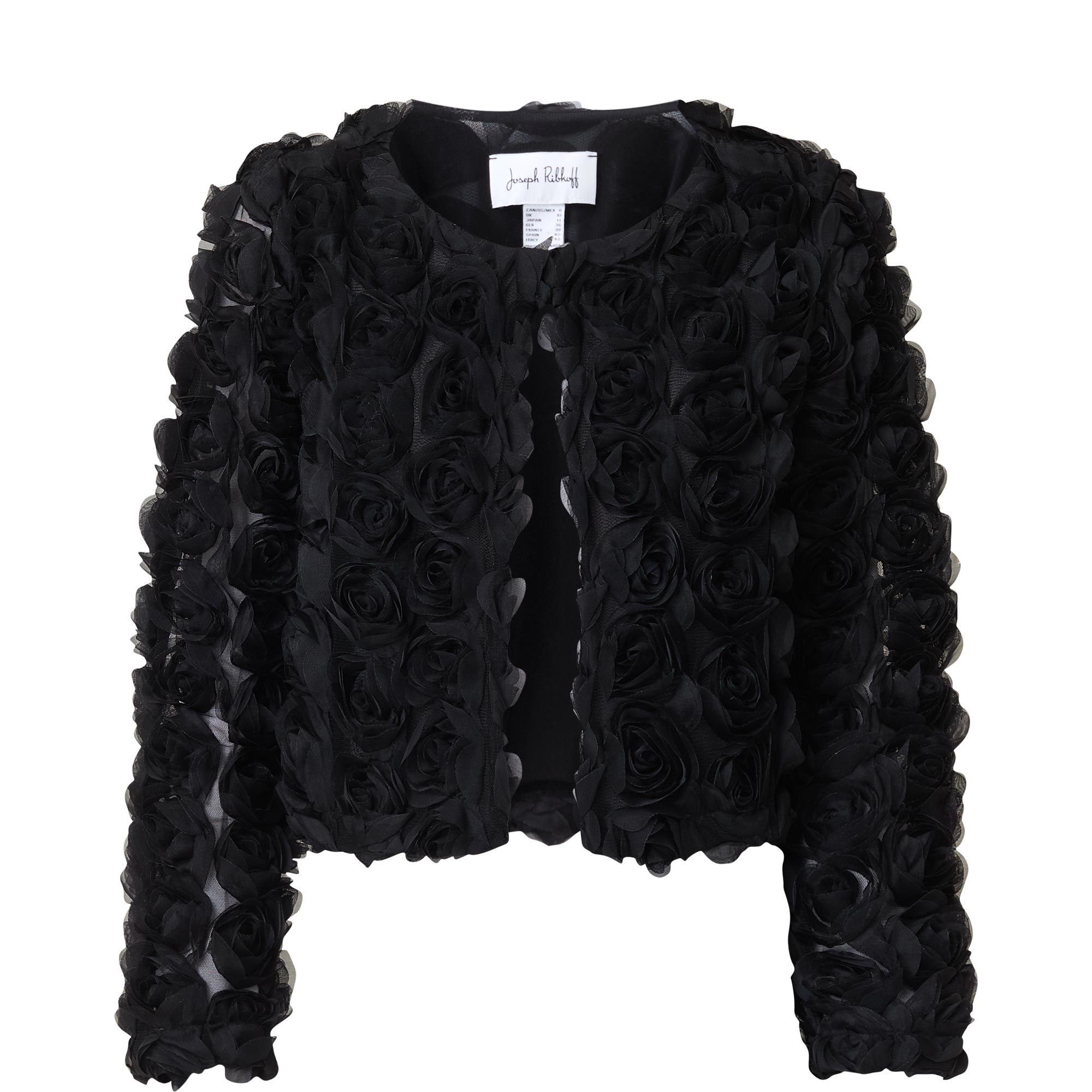 Rosette Embroidered Bolero