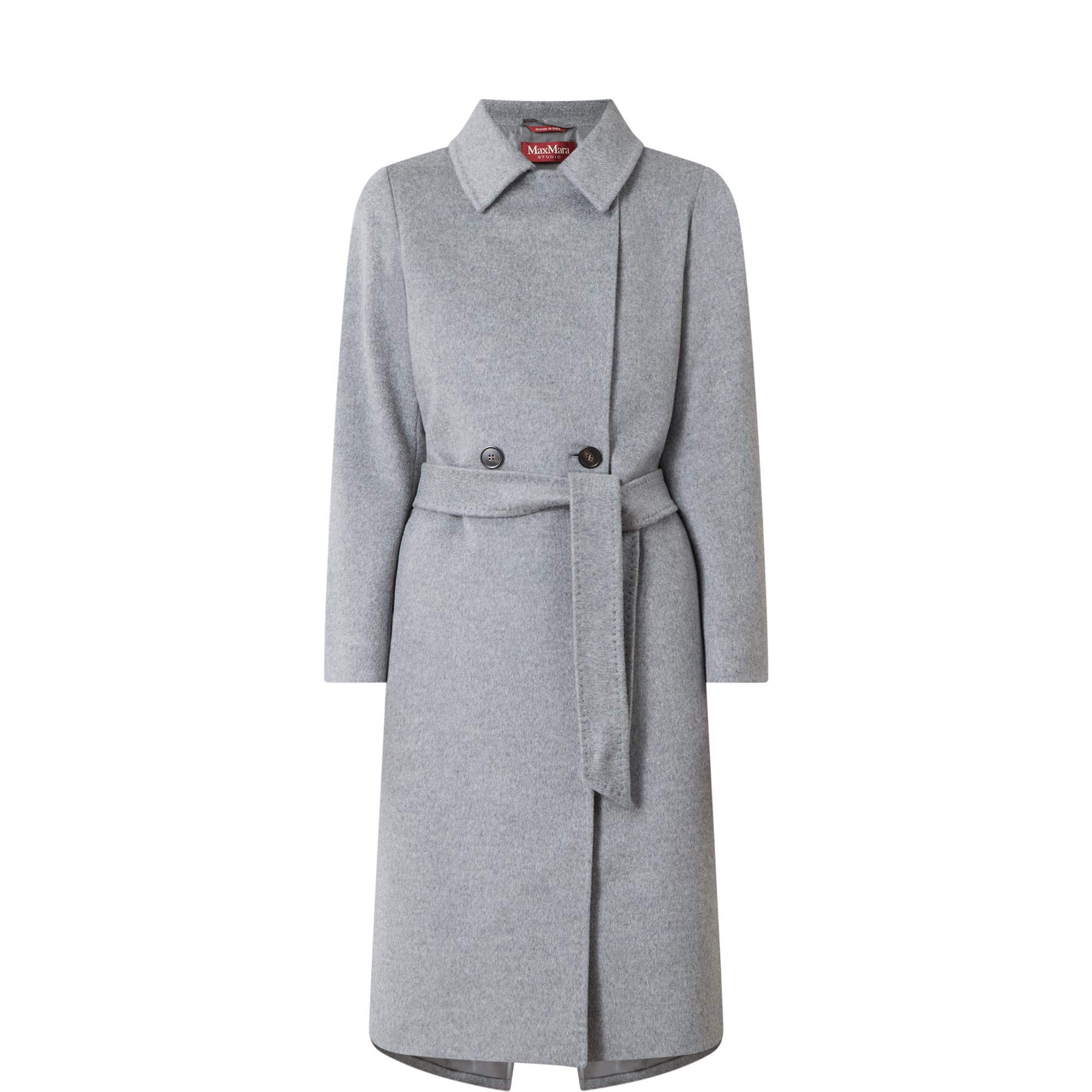 Bcollag Double-Breasted Belted Wrap Coat