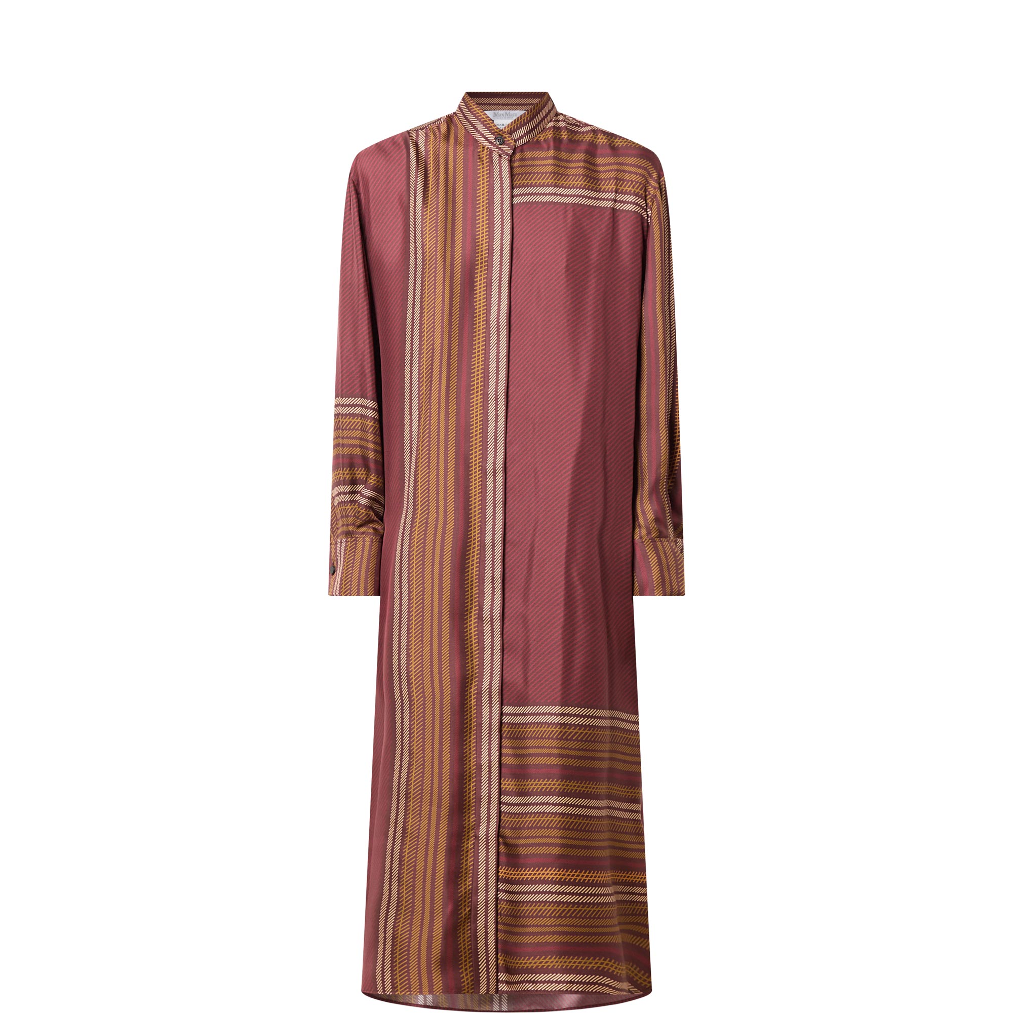 Pietre Stripe Silk Dress