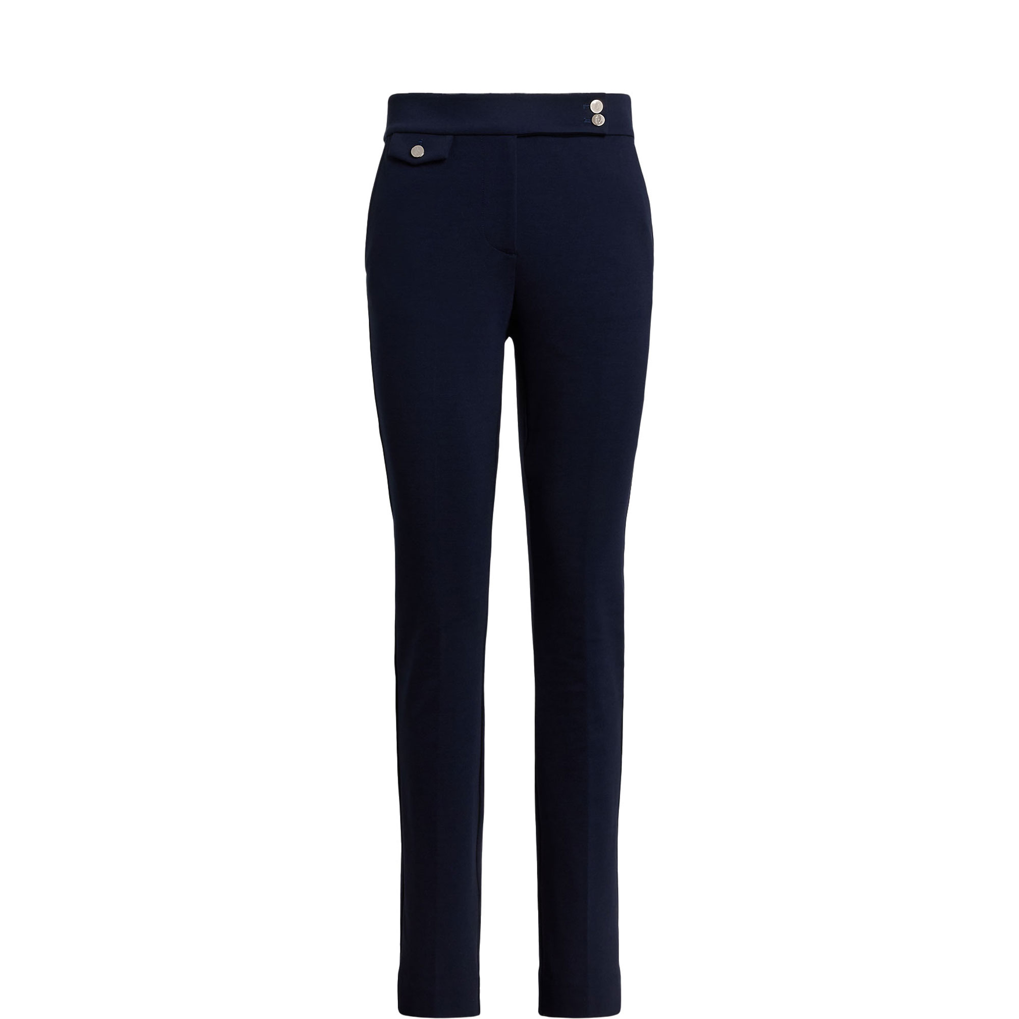 Ponte Tapered Straight Leg Trousers