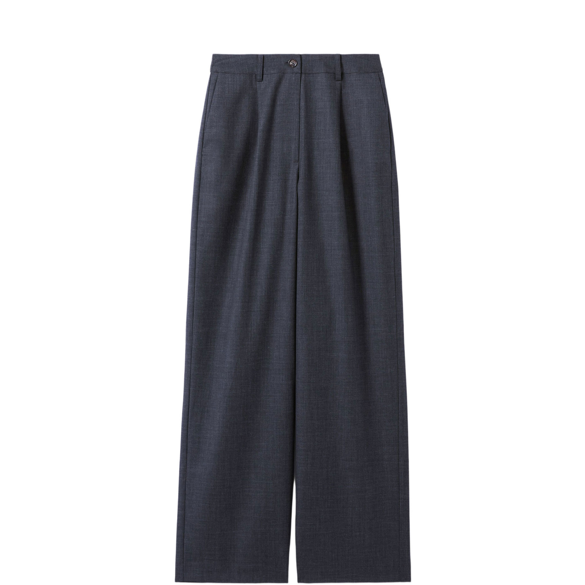 Tailored Straight Wide Leg Trousers