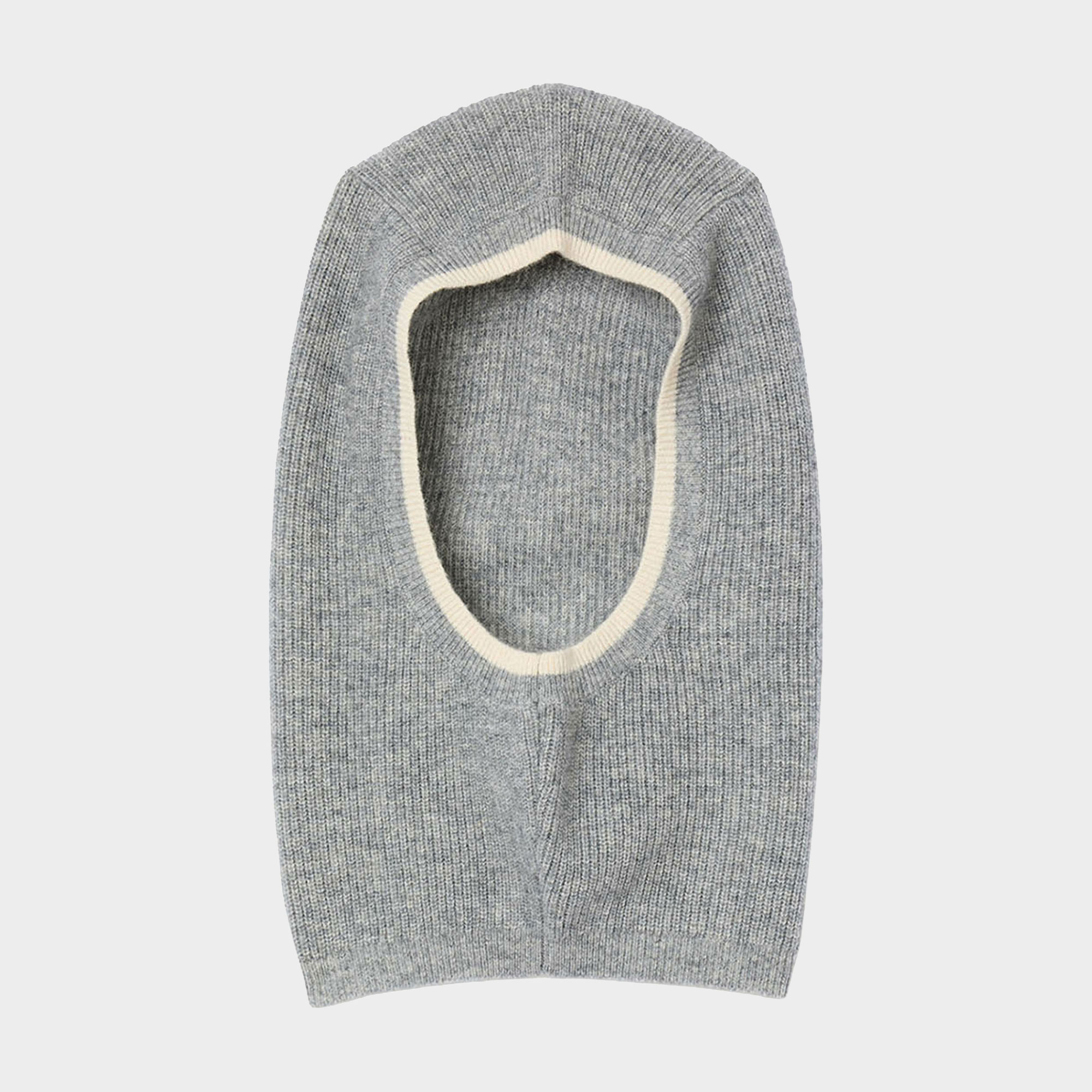 Ribbed Wool Balaclava