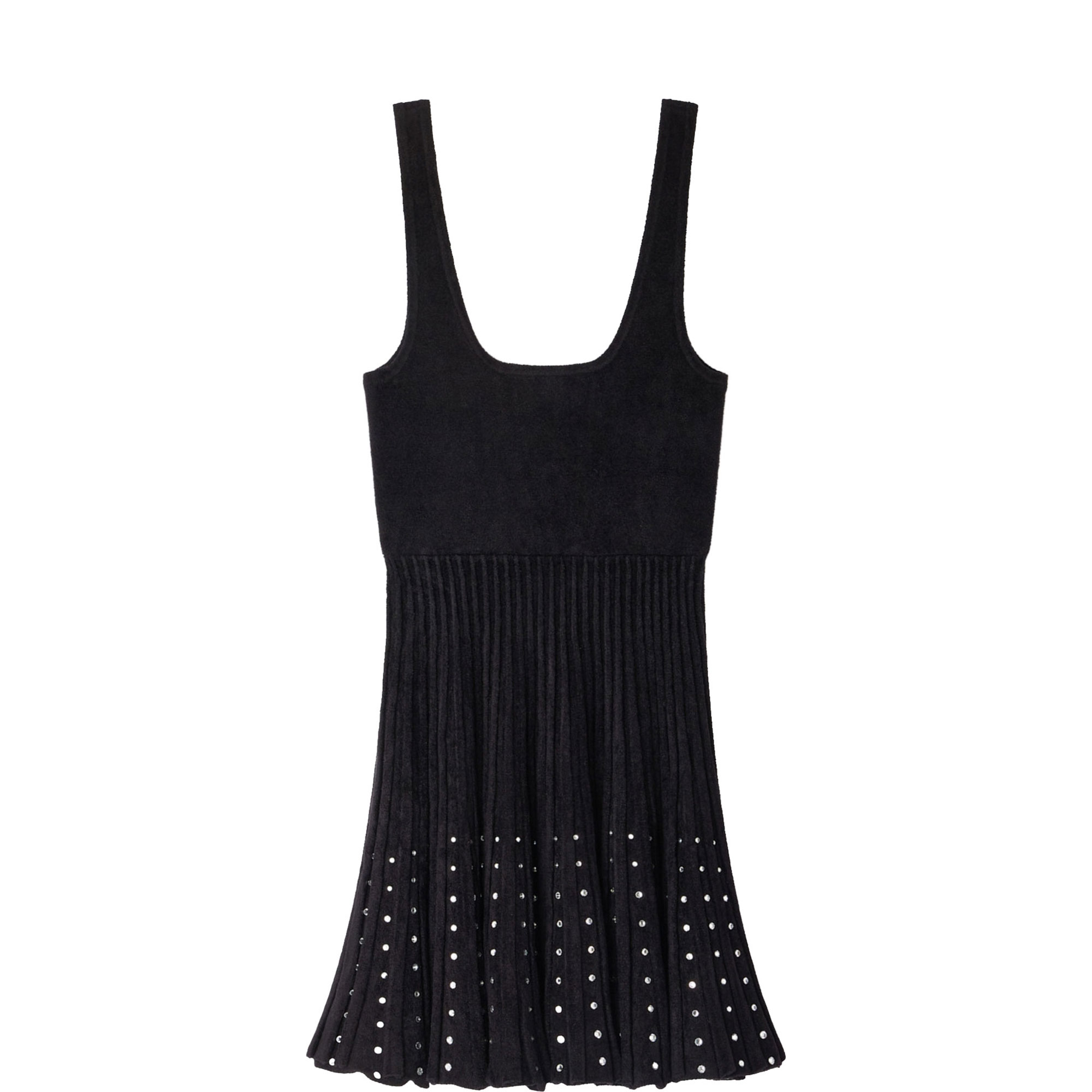 Embellished Flared Mini Dress