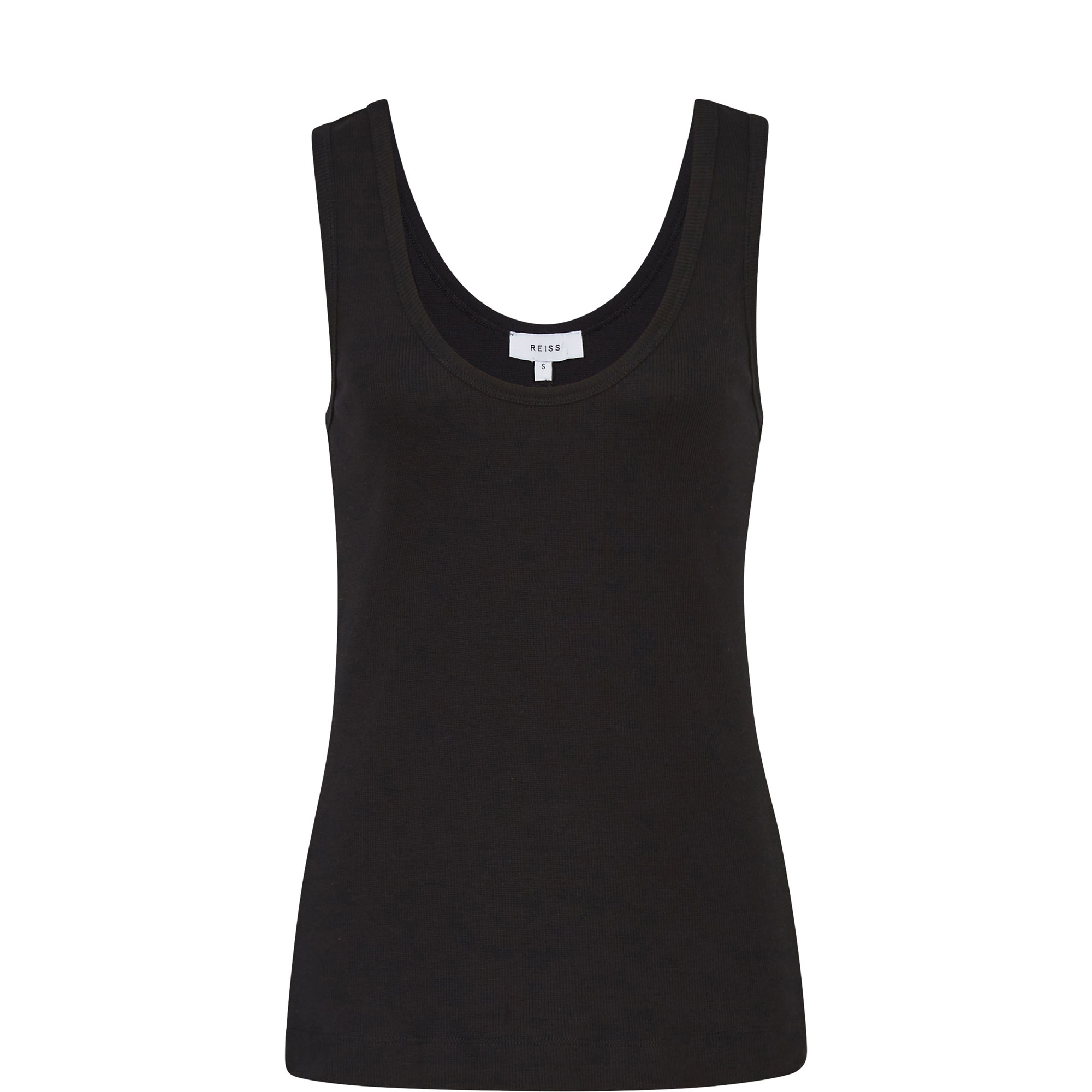 Violet Ribbed Vest Top