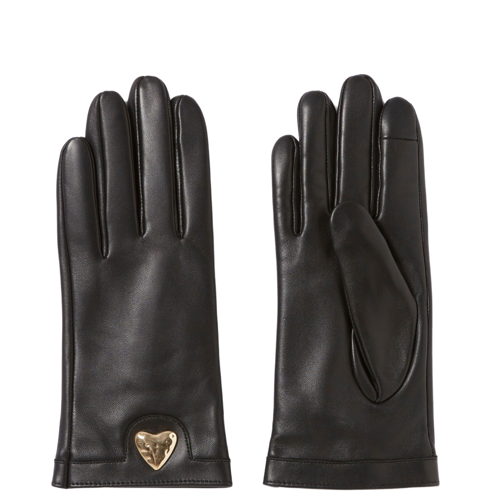 Heart Leather Gloves