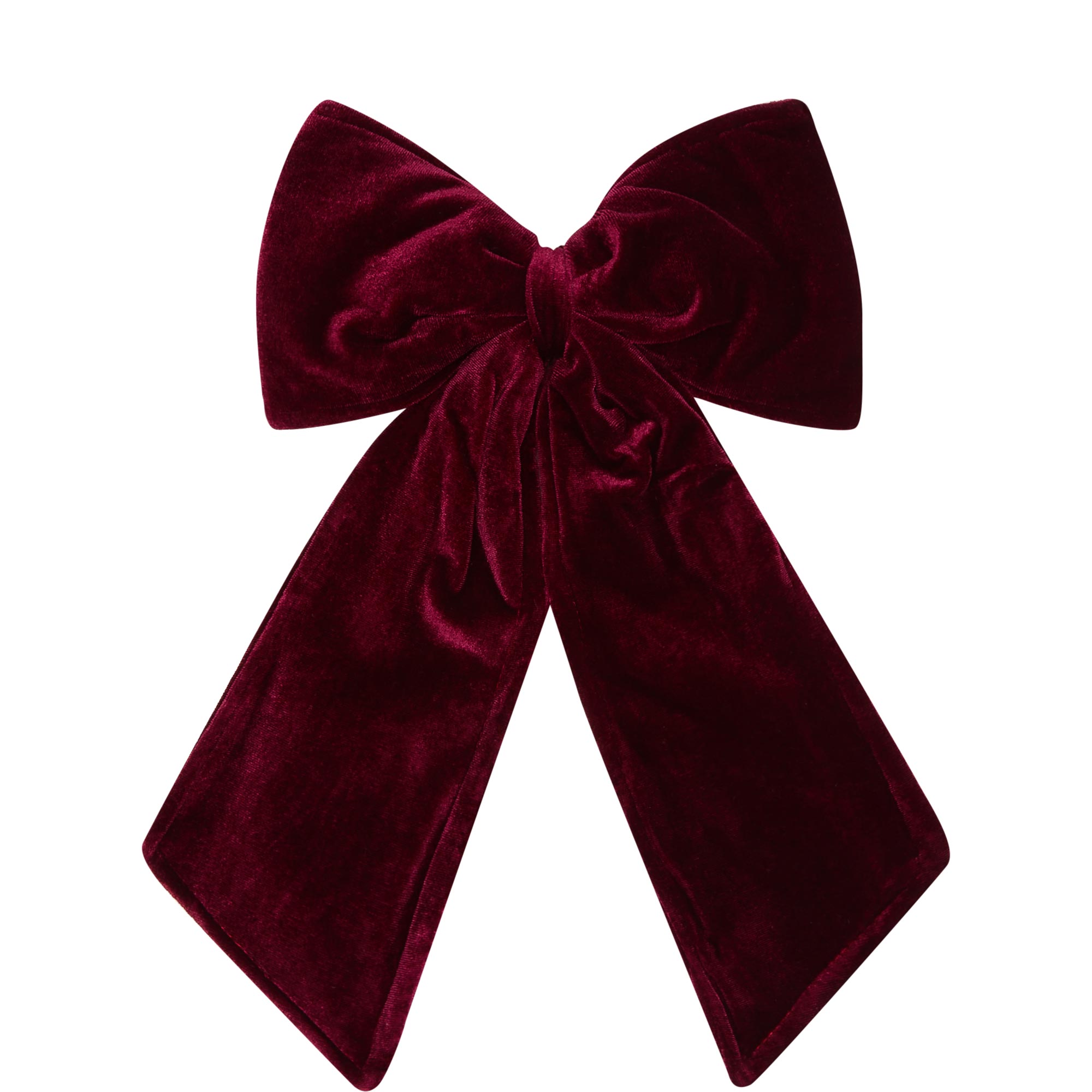 Velvet Pre-Tied Christmas Bow
