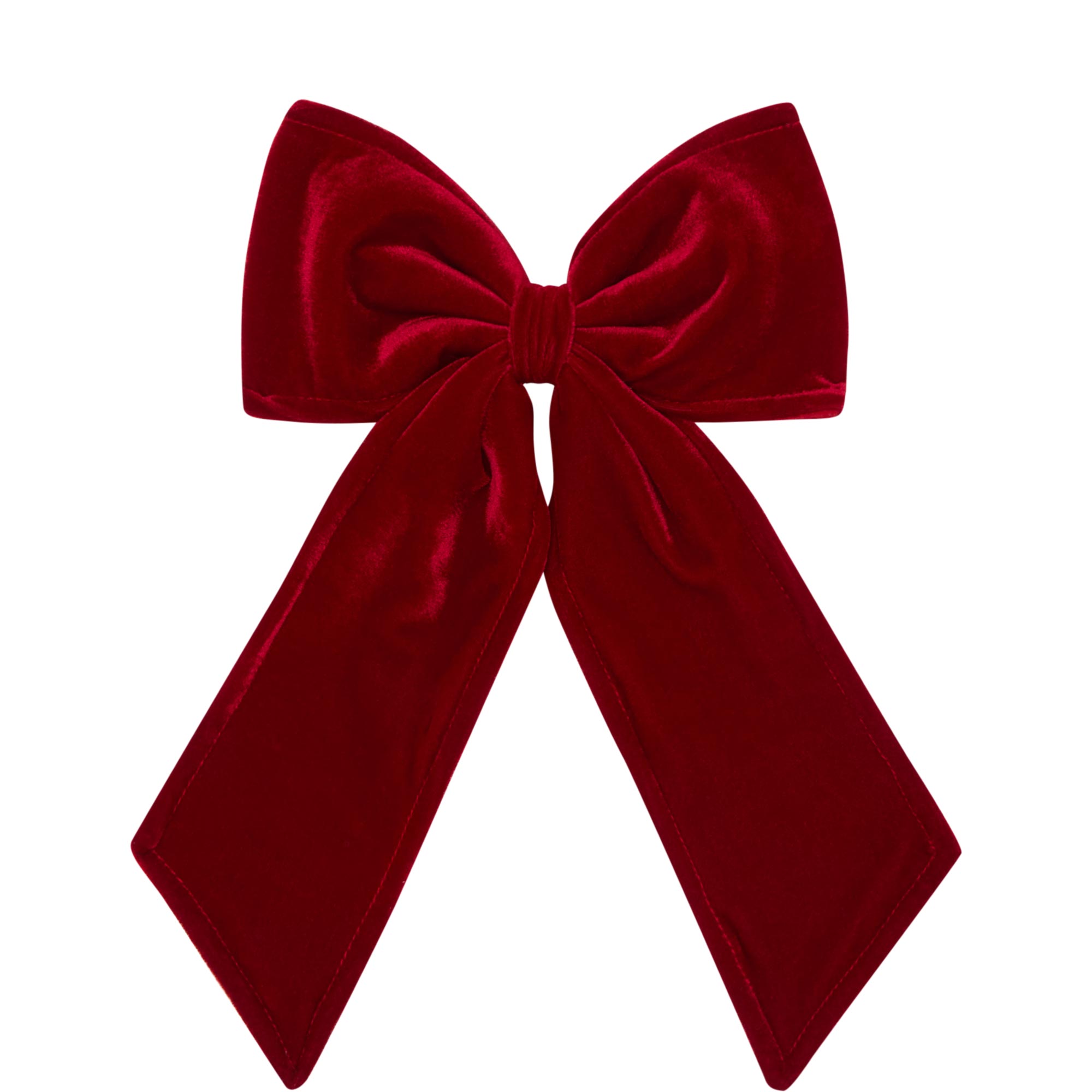 Velvet Pre-Tied Christmas Bow