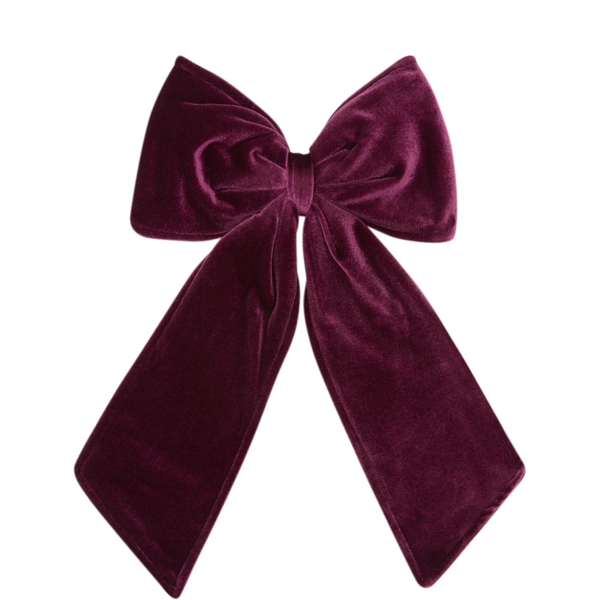 Velvet Pre-Tied Christmas Bow
