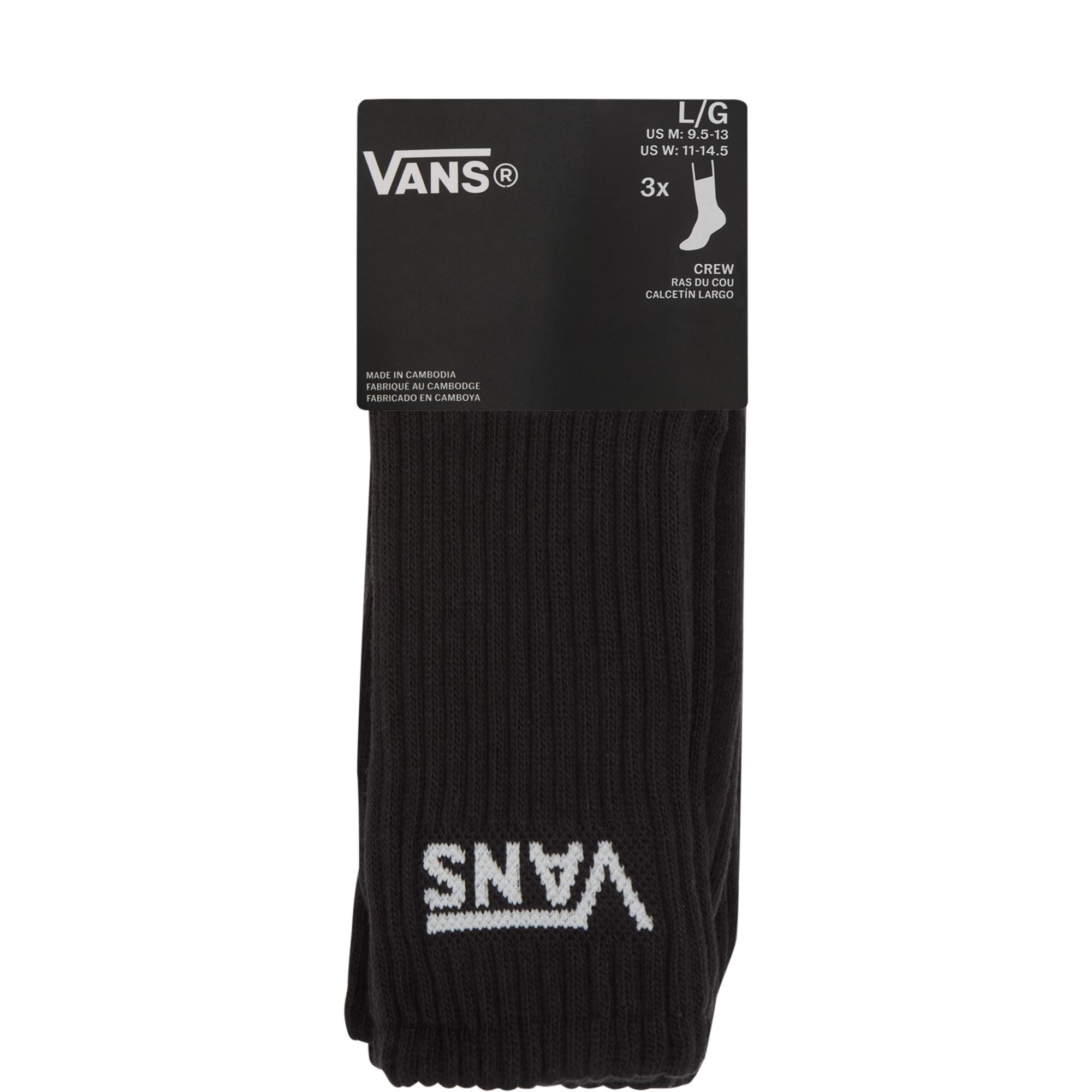 Three-Pack Classic Logo Crew Socks