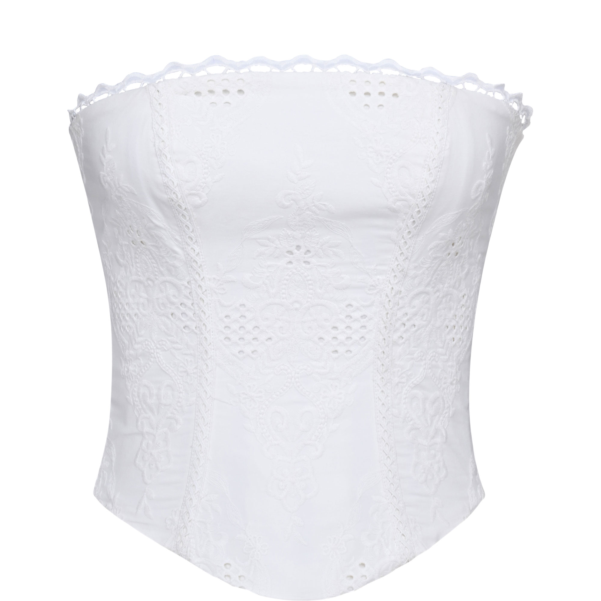Livie Broderie Corset Top