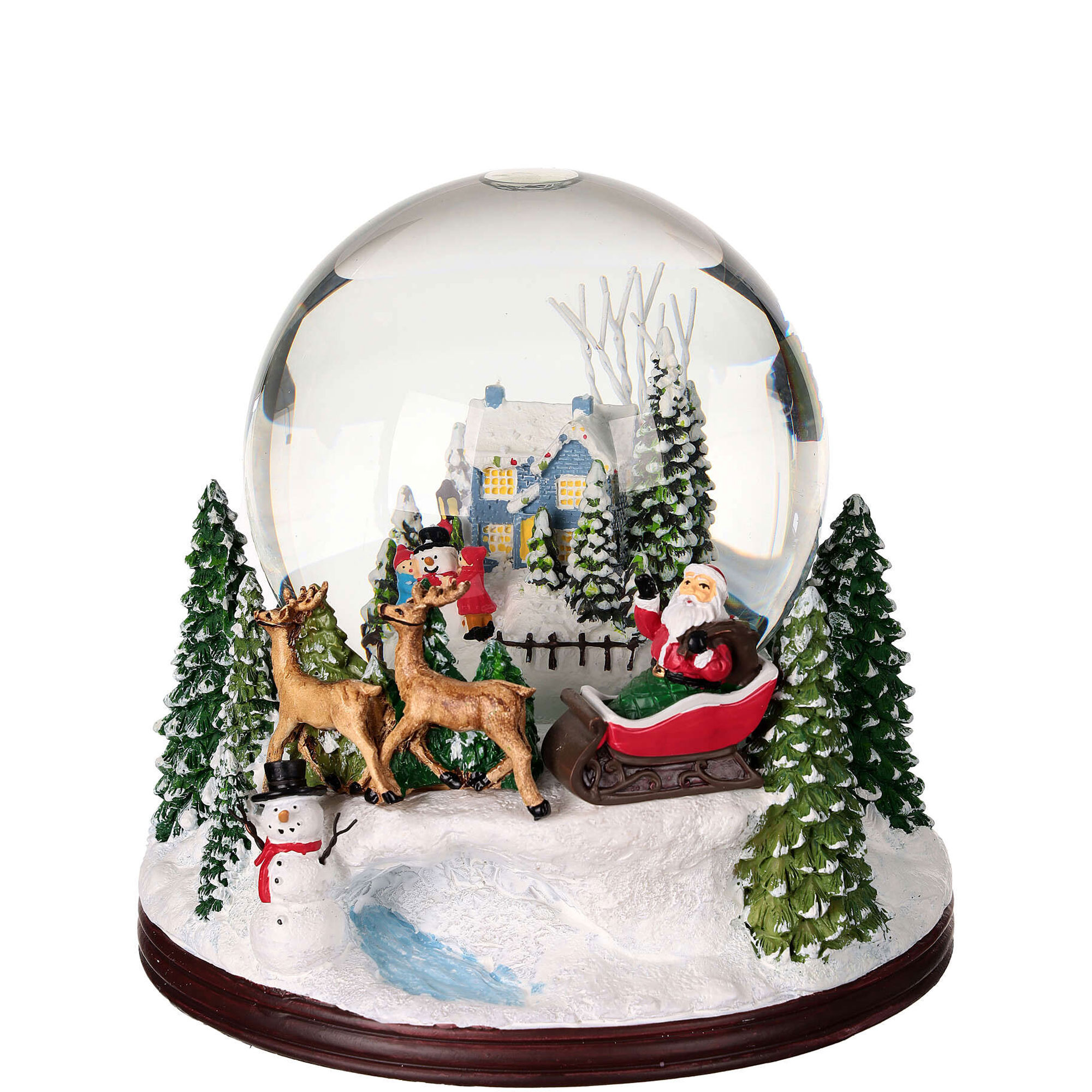 Musical Winter House Snow Globe