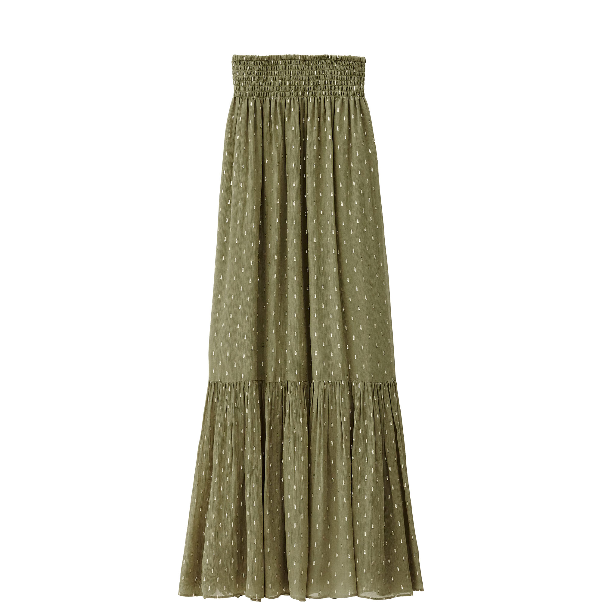 Magda Tiered Embellished Skirt