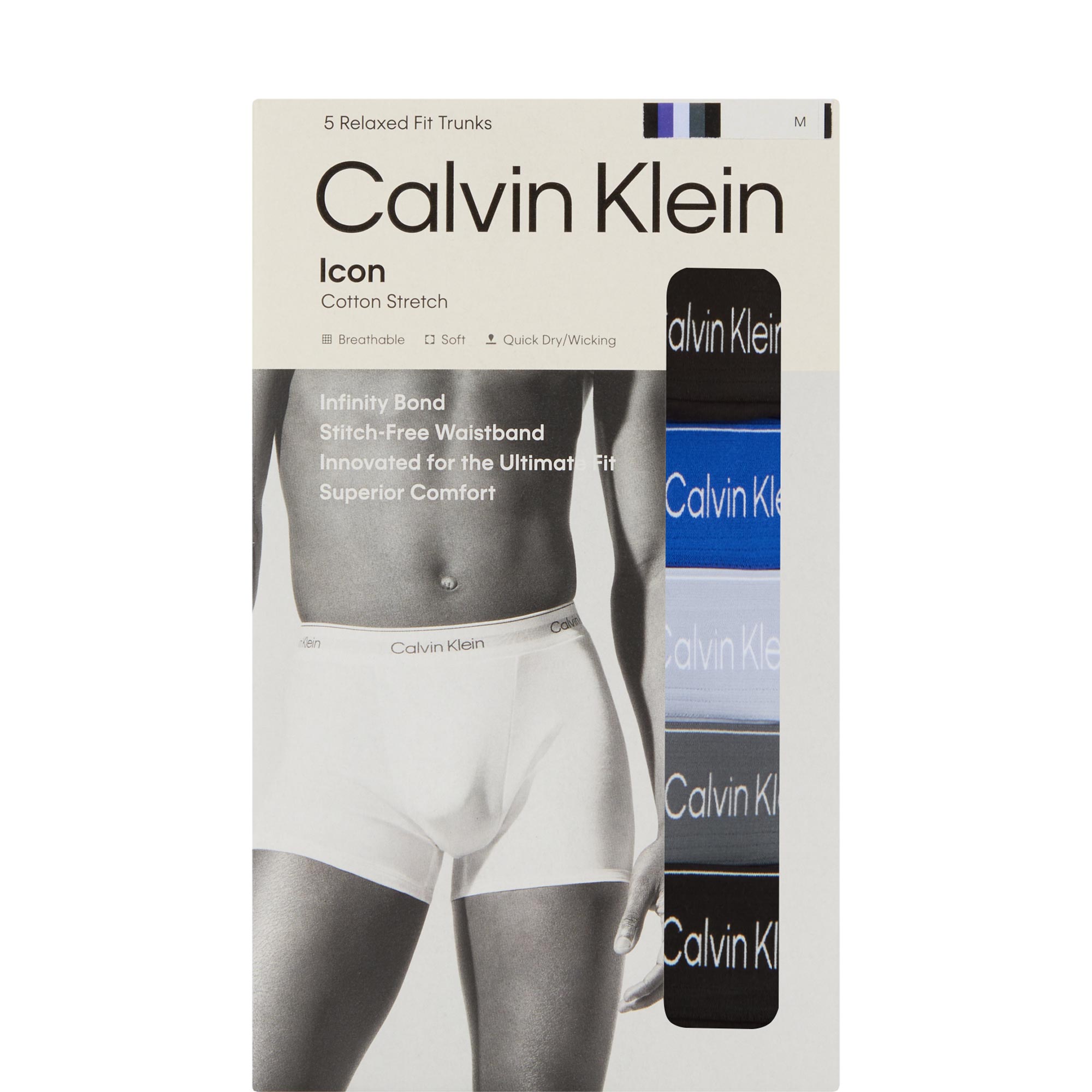 Five-Pack Icon Logo Relaxed Trunks