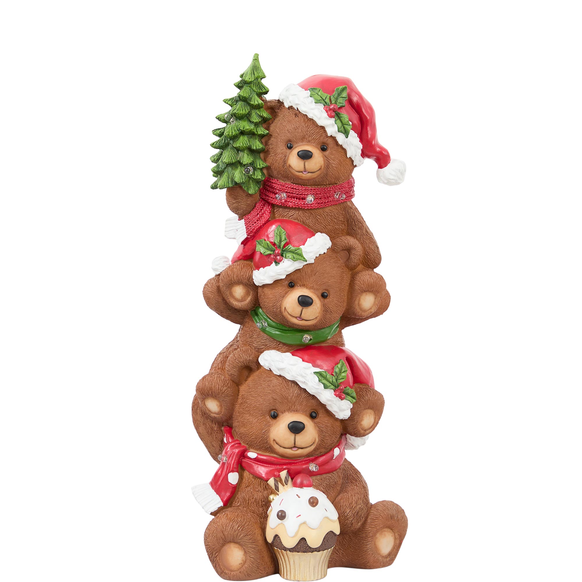 Three Bears Christmas Ornament