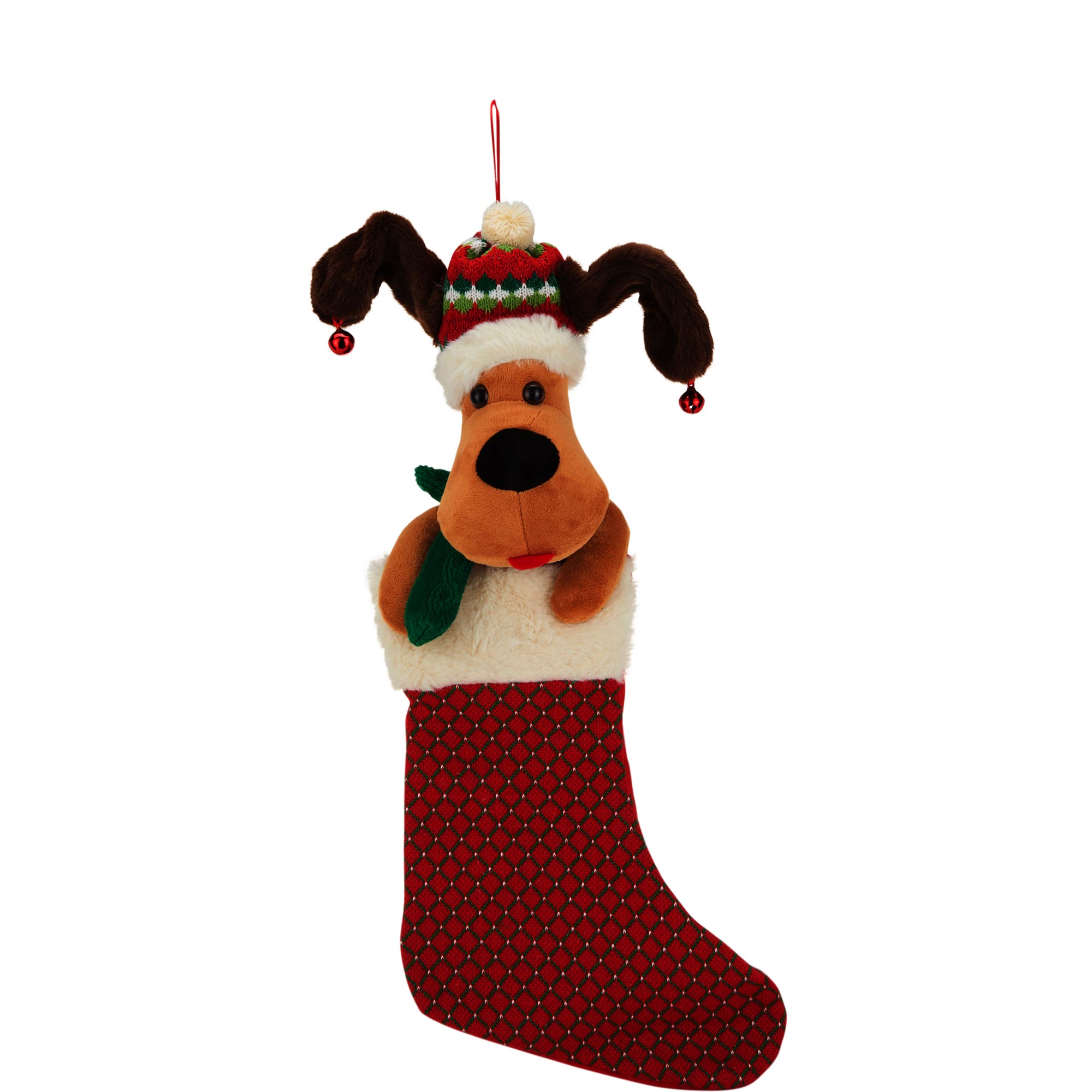 Dog In Stocking Tree Decoration