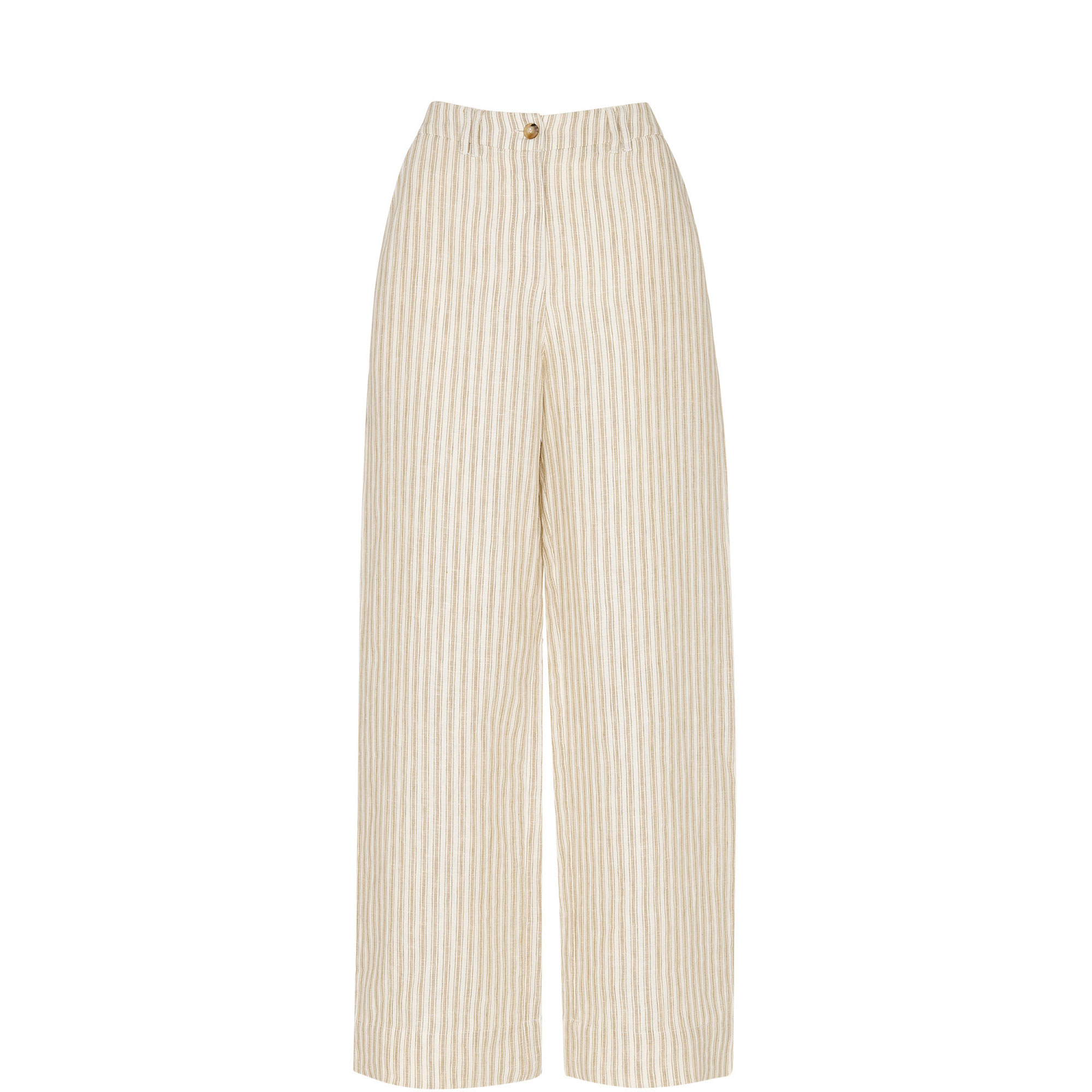 Stripe Wide Leg Trousers