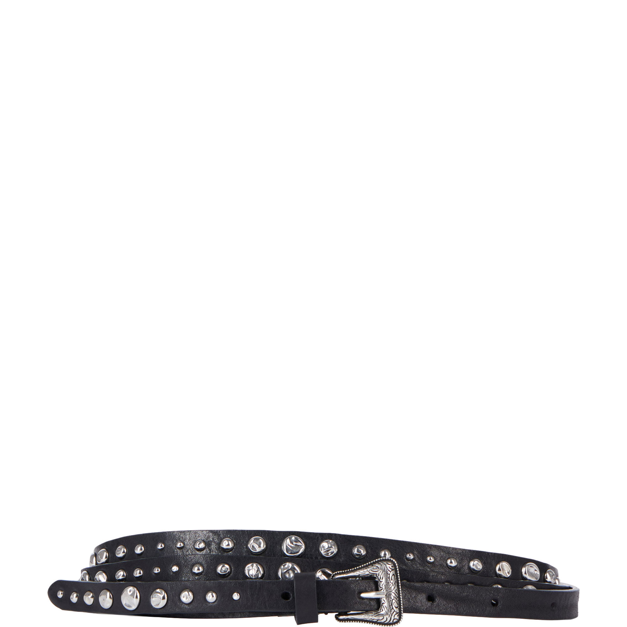 Studded Leather Wrap Around Belt