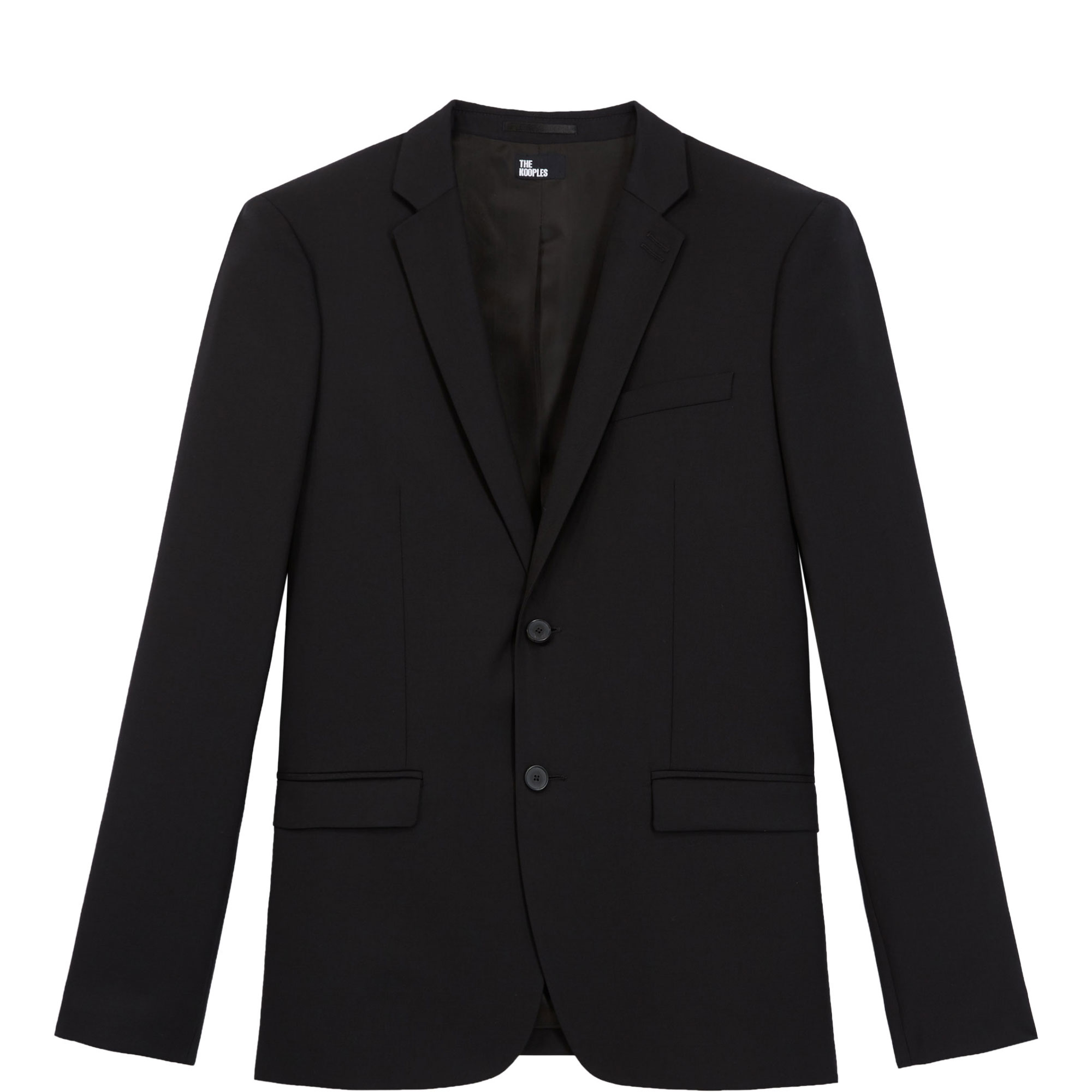 Single-Breasted Wool Blazer