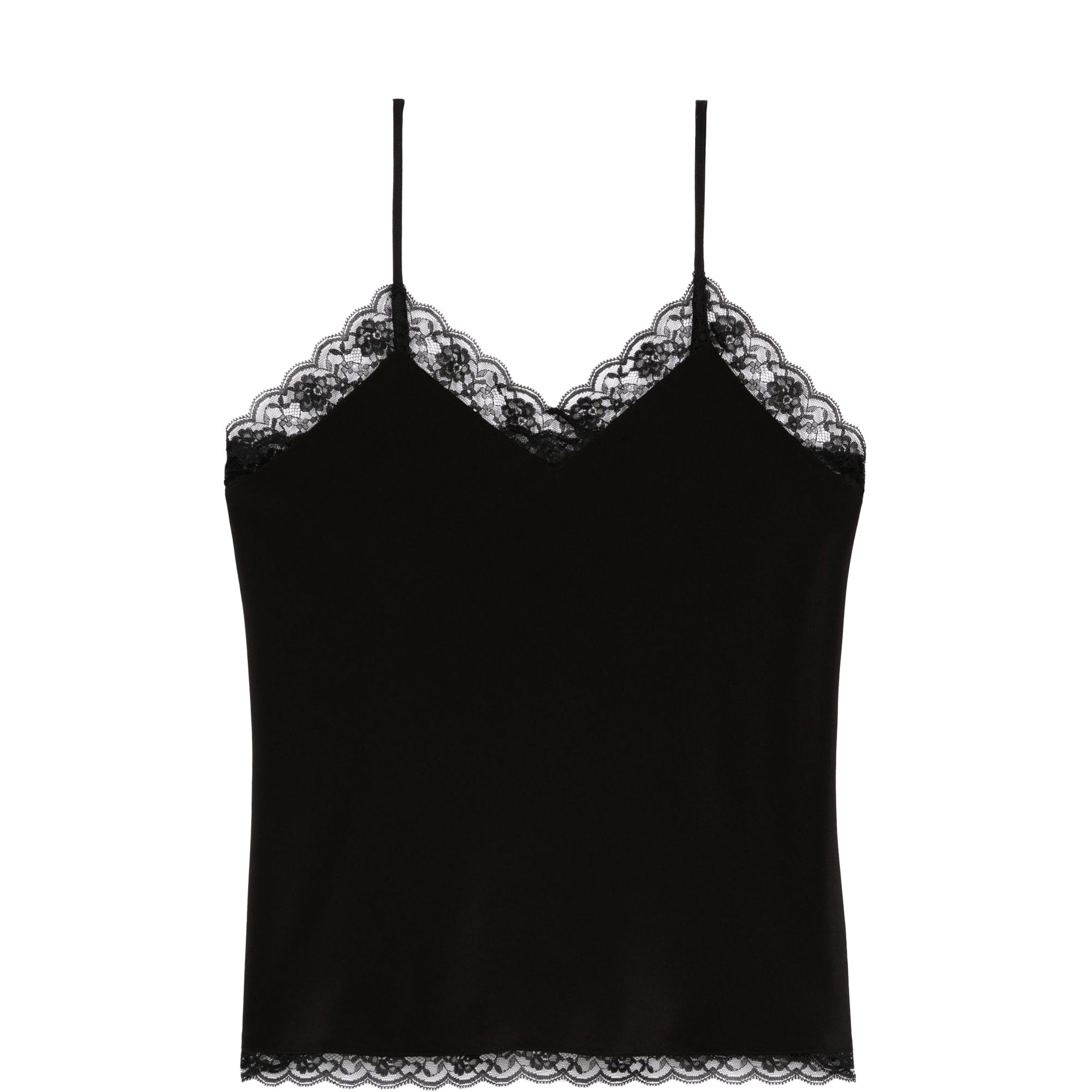 Lace Silk Camisole Top