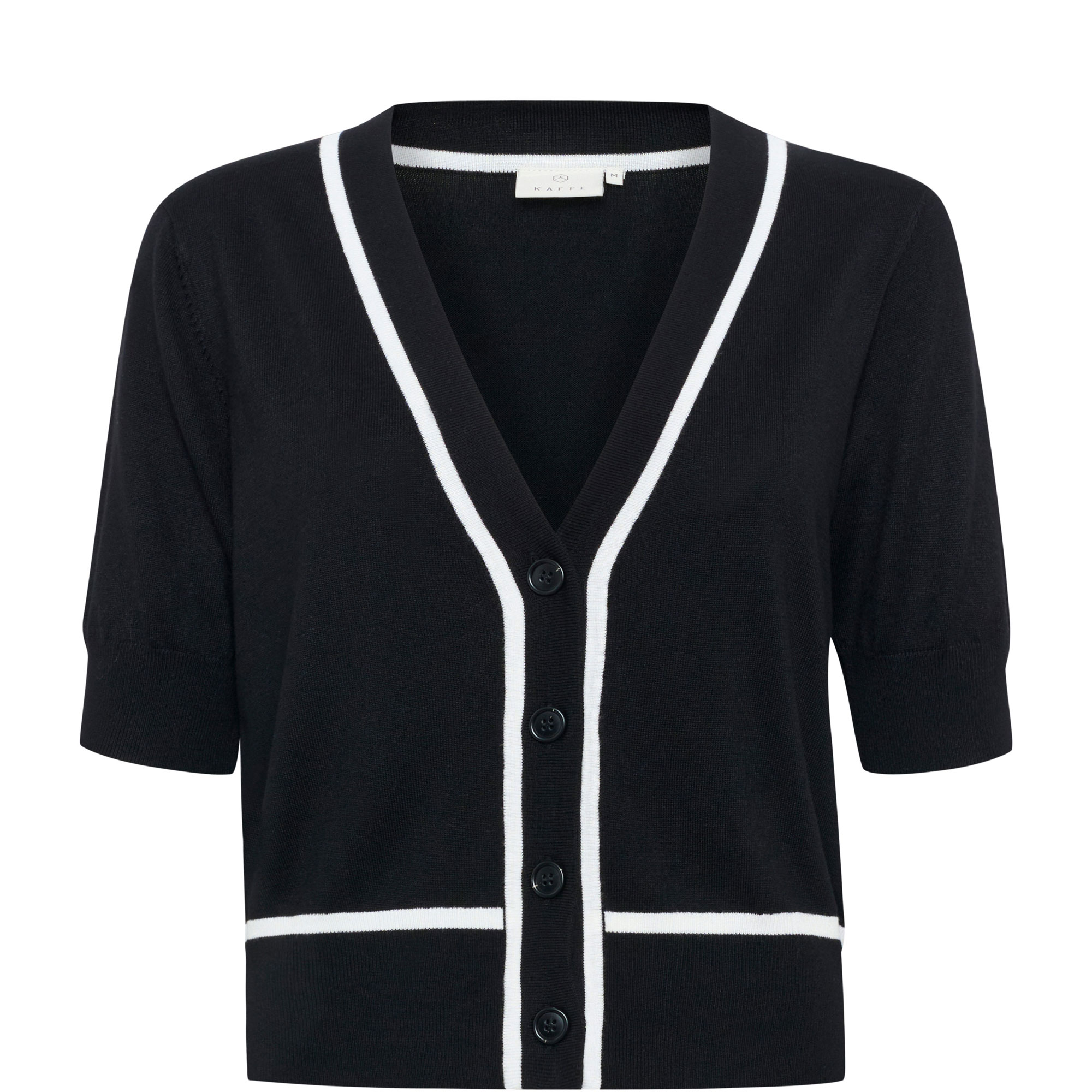 Mally Contrast Trim Cardigan