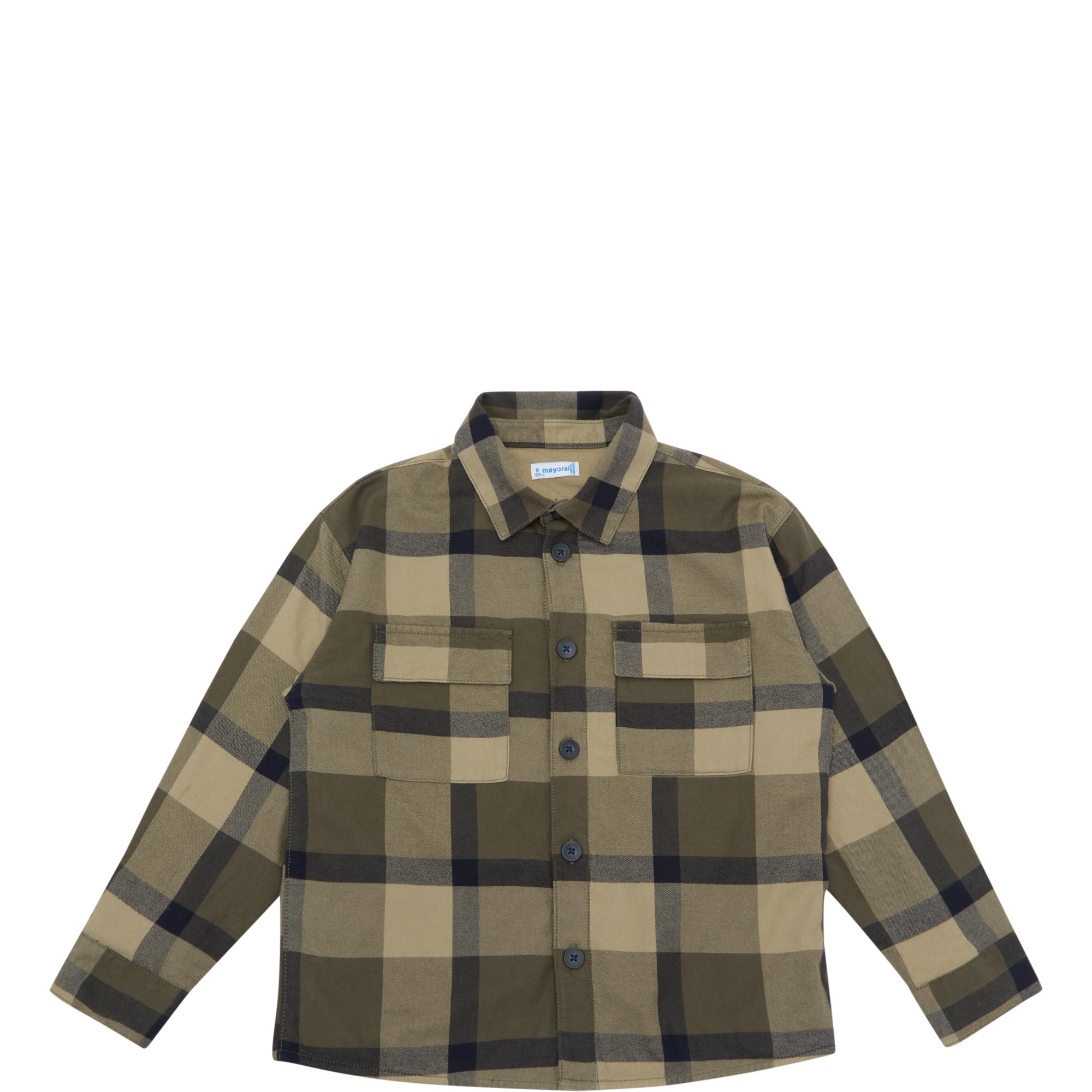 Check Double Pocket Overshirt