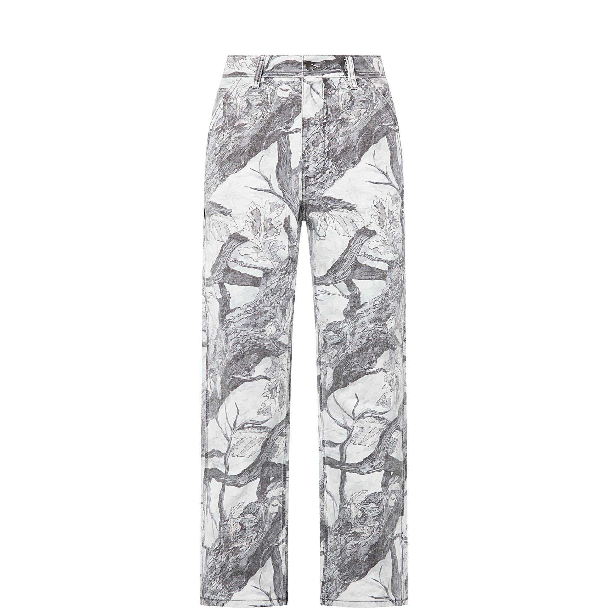 Tree Edge Camp Print Trousers