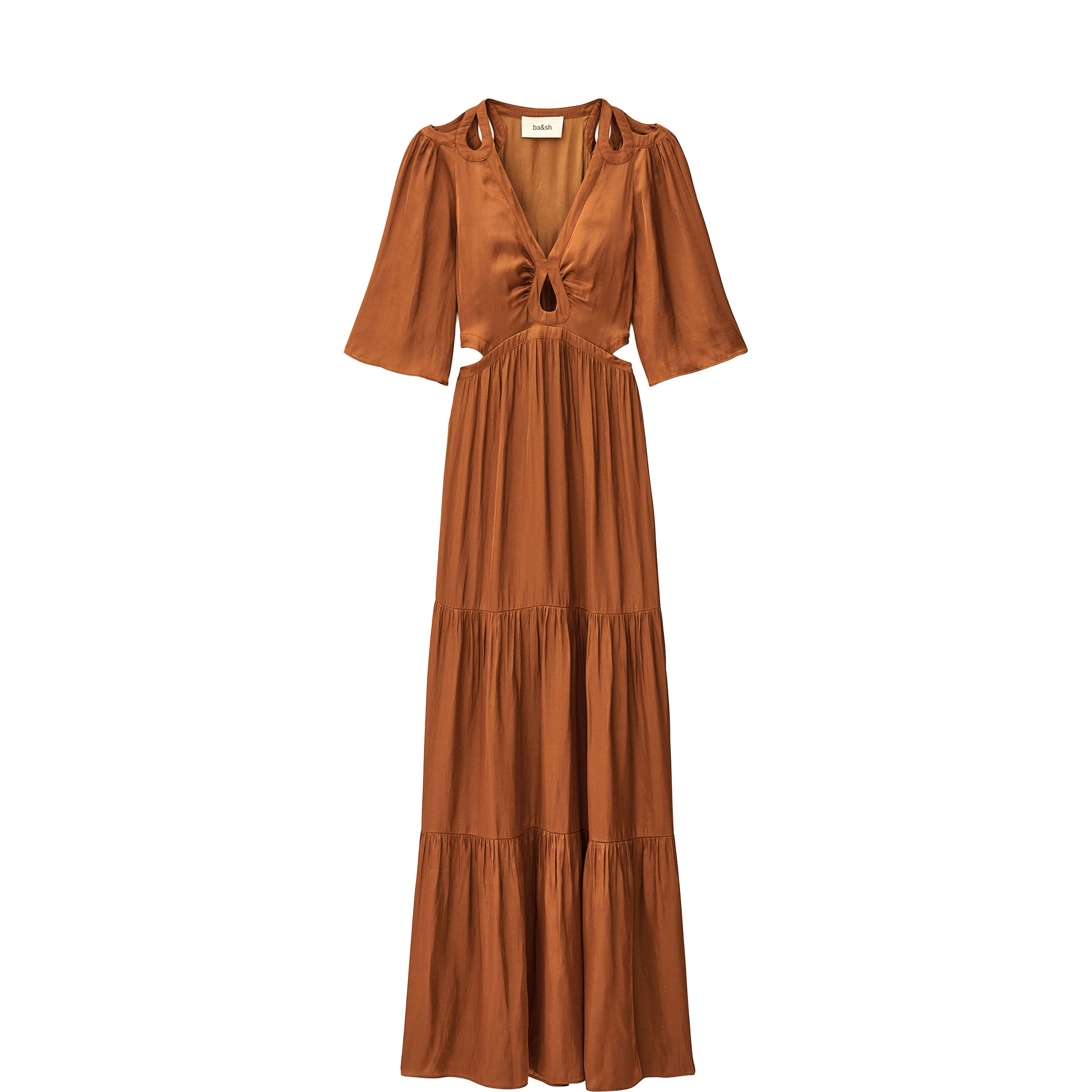 Clyma Cut-Out Flared Dress