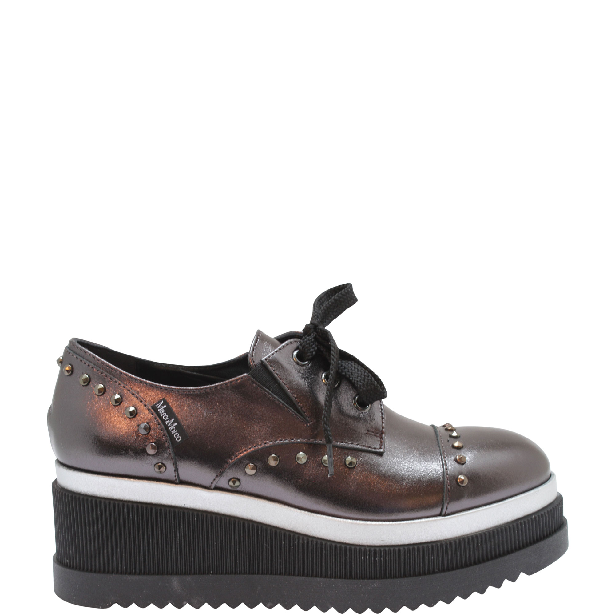 Leslie Metallic Studded Platform Shoes