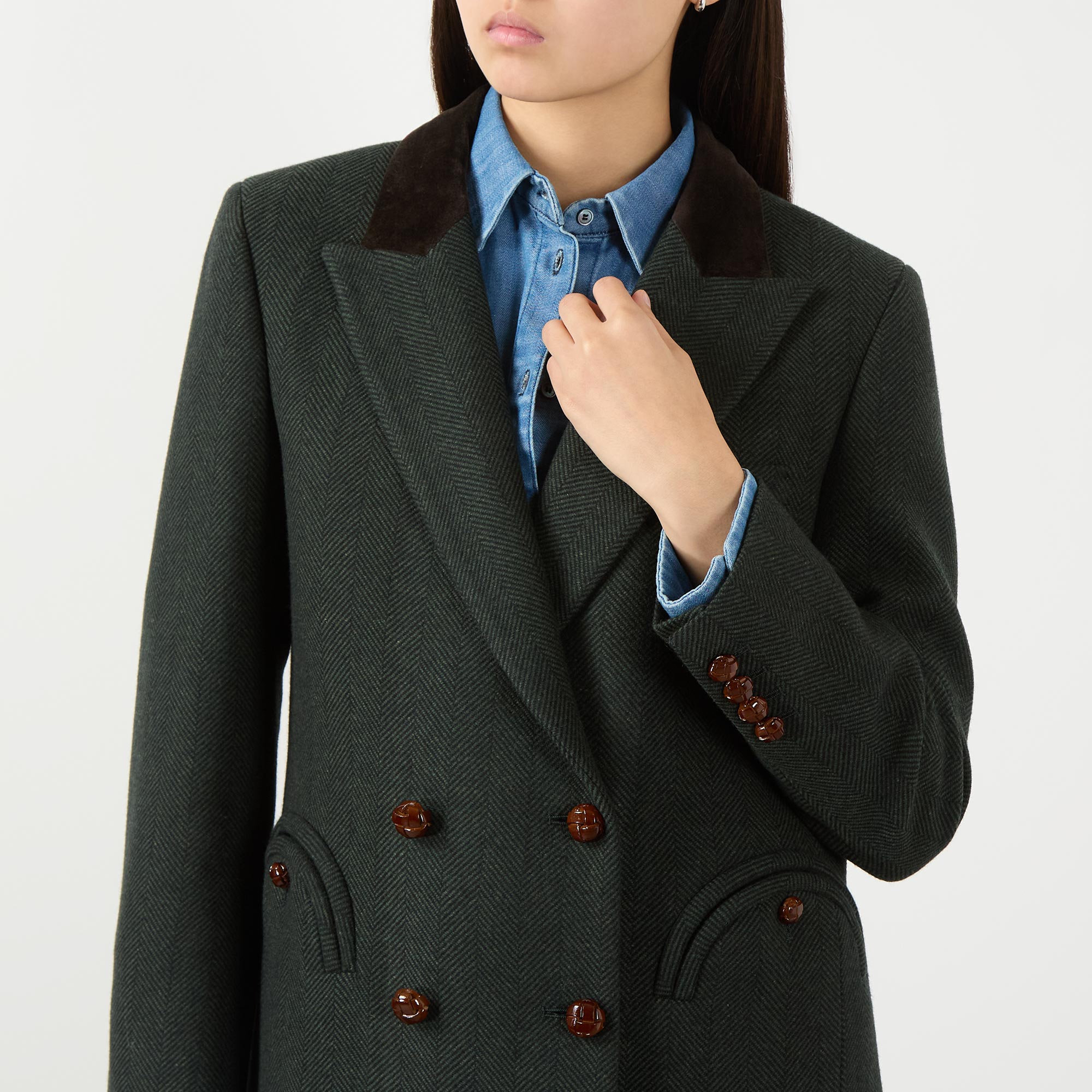 BLAZE MILANO Cheveyo Double-Breasted Blazer