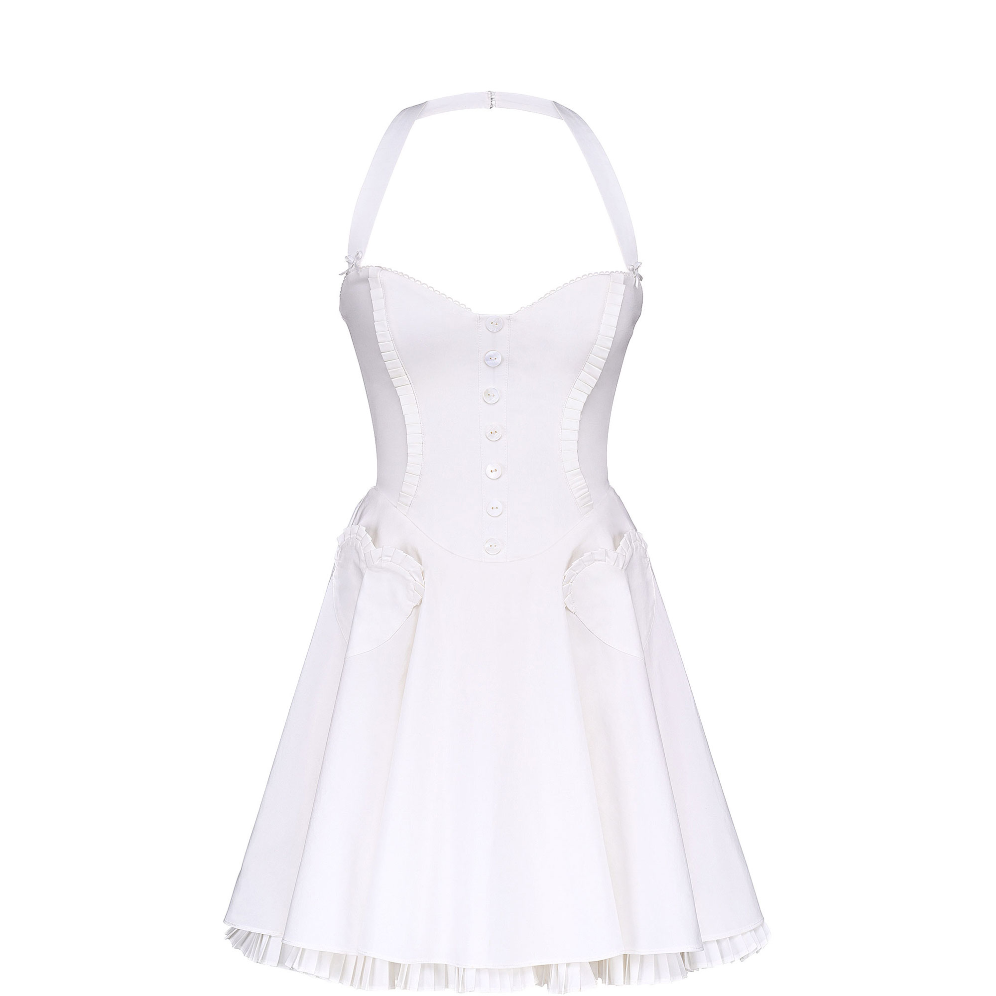 Heidi Halter Flared Mini Dress