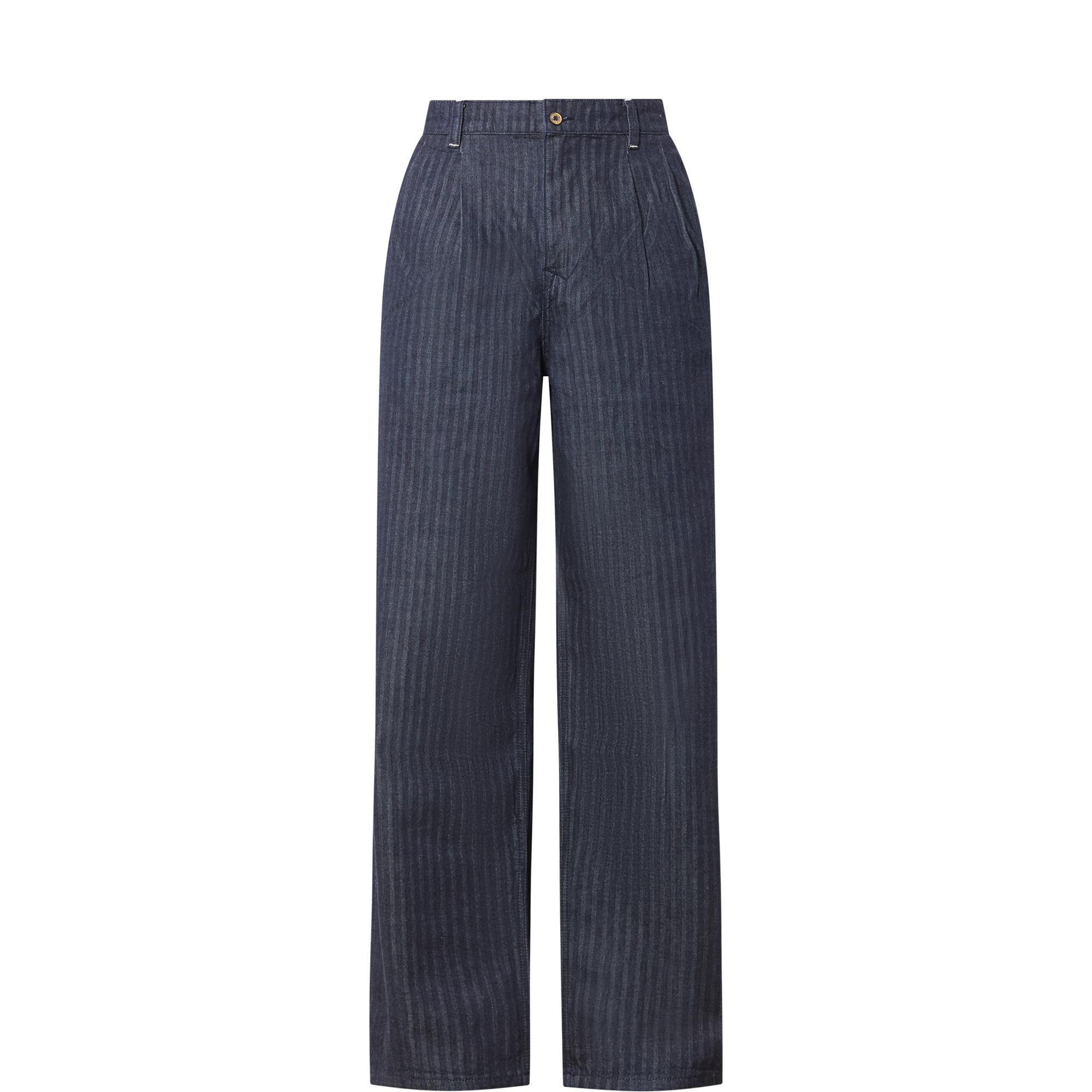 Stripe Straight Leg Jeans