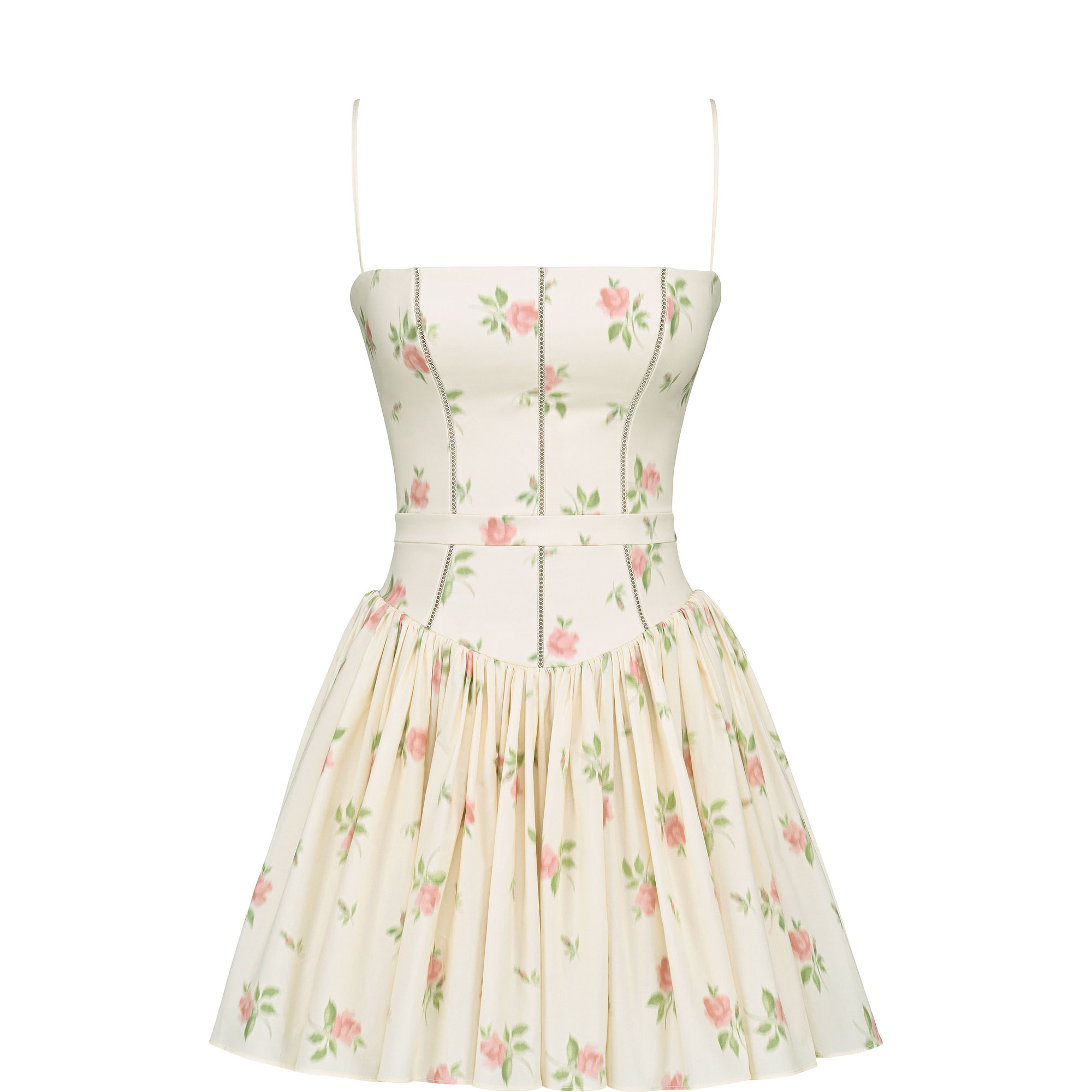 Ysabella Floral Mini Flared Sundress