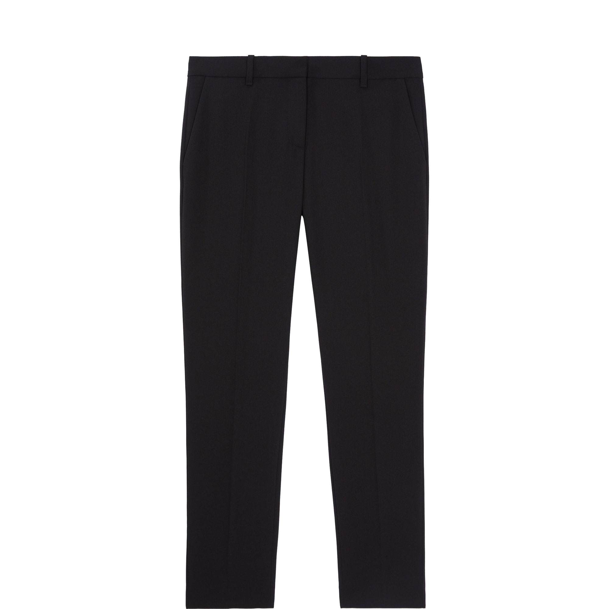 Tailored Straight Leg Cr&ecirc;pe Trousers